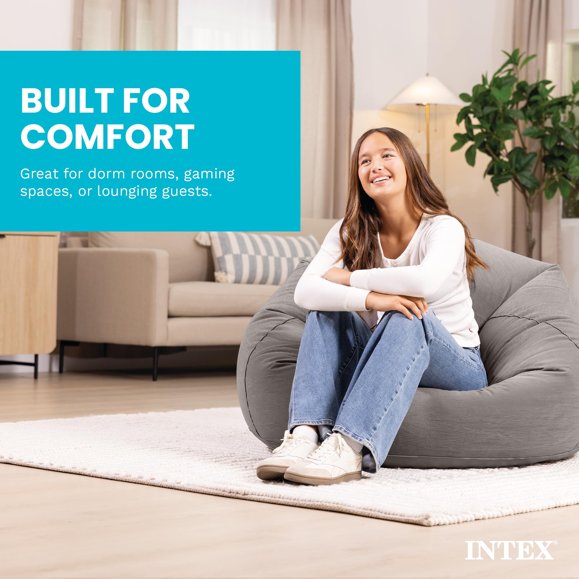 Amazon.com: INTEX 68579EP Beanless Bag Inflatable Lounge Chair