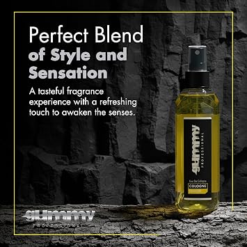Gummy Professional Lemon Eau de Cologne 400ML - After Shave Traditional Inspired Barber Cologne - Lasting Fresh Bright Lemon Citrus Fragrance - Alcohol Based Cooling Formula for Post Shave Care