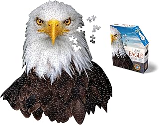 Madd Capp Puzzles - I AM Eagle - 300 Pieces - Animal Shaped Jigsaw Puzzle