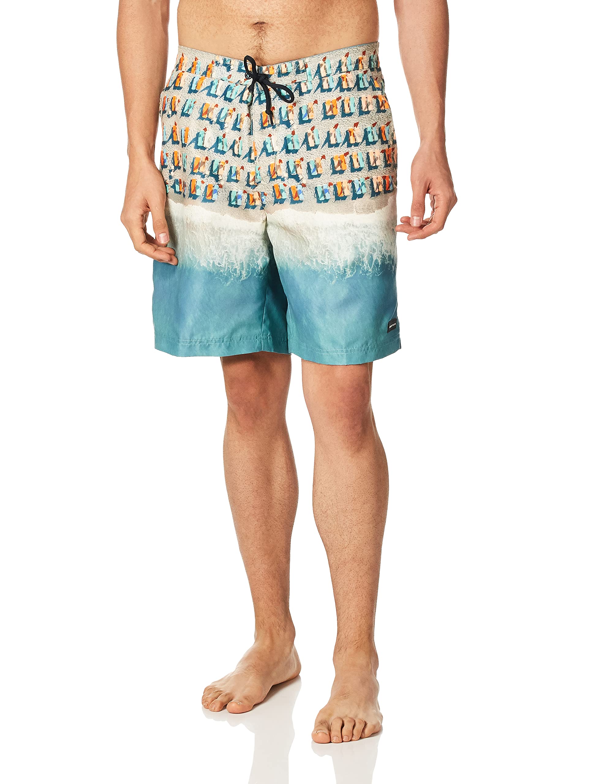 perry ellis Men's Printed Water Resistant Swim Shorts 8.5" Inches-picture-56