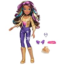 Unicorn Academy, Bambola Sophia con Capelli Arcobaleno, 6 Accessori alla Moda e Strumento per lo Styling dei Capelli, Alta 24 cm, Bambole e Unicorni Giocattolo per Bambine, 4+ Anni