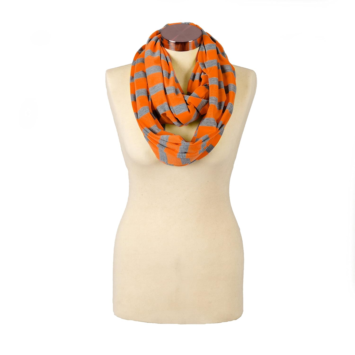 Itzy Ritzy Breastfeeding Cover and Infinity Nursing Scarf – Nursing Cover Can Be Worn as a Scarf and Provides Full Coverage While Nursing Baby, Orange