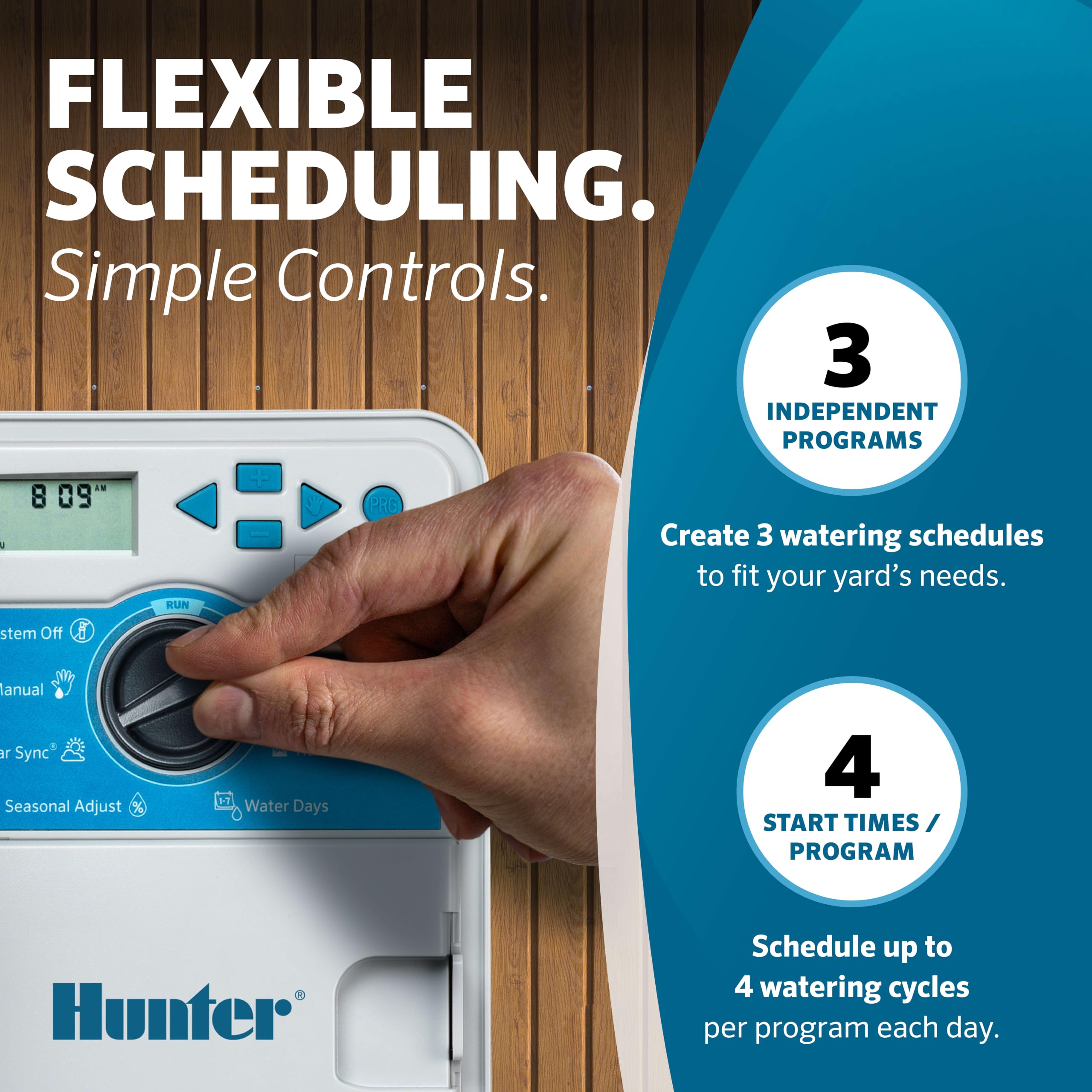Hunter Sprinkler XC400 X-Core - Timer controller XC-400 a 4