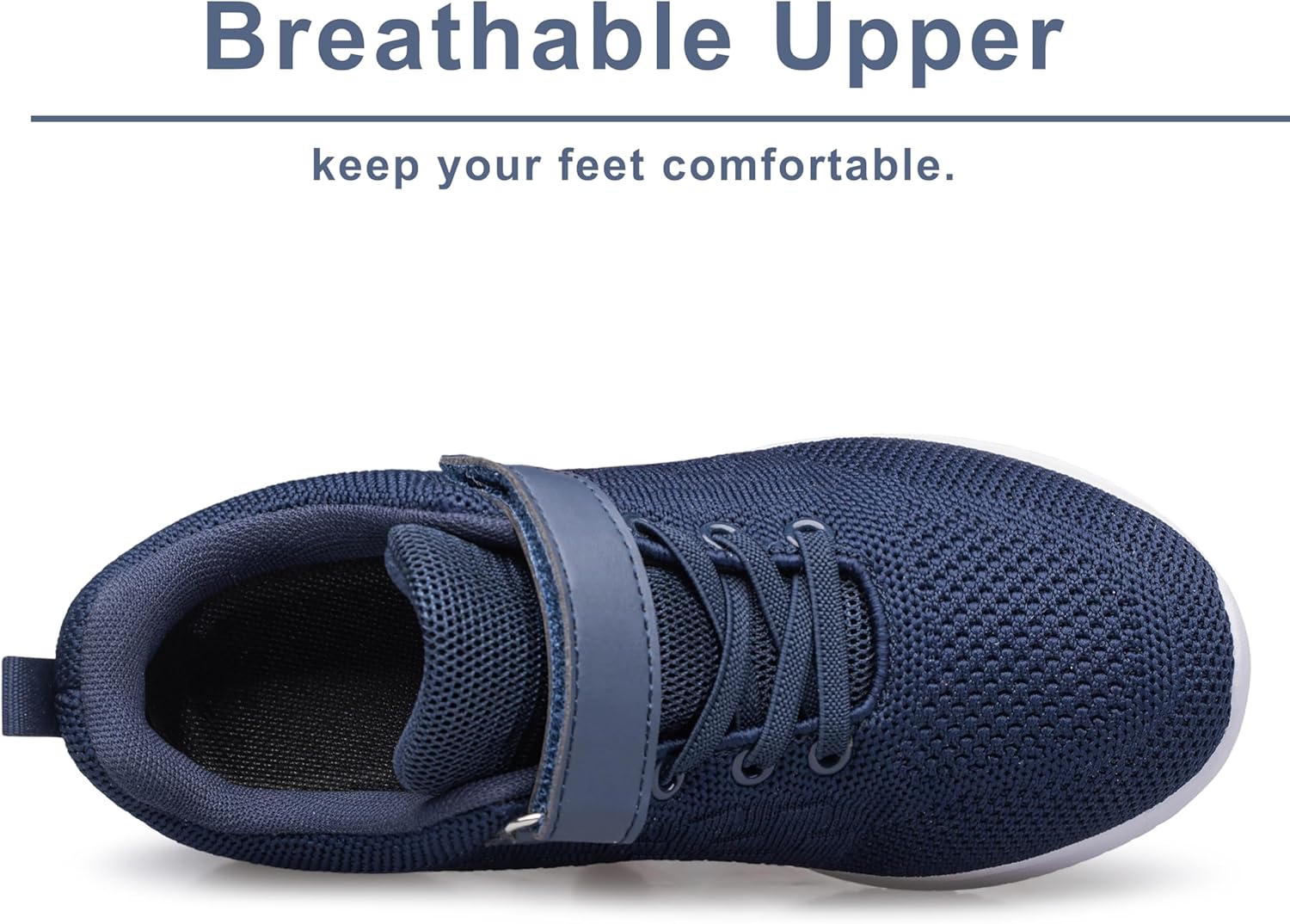 BNV Boys Girls Sneakers Kids Shoes Unisex Lightweight Breathable Athletic Running Tennis Fitness Shoes for Toddler/Little Kid/Big Kid - Image 5