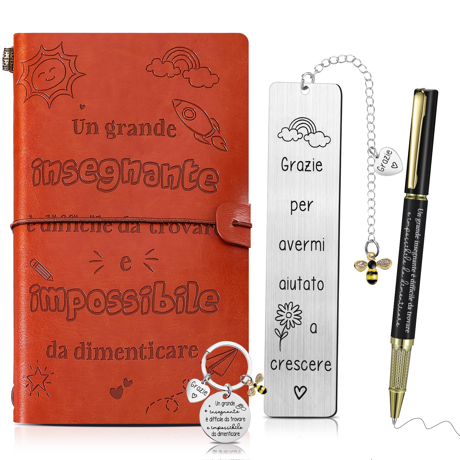 Zhanmai Set di 30 quaderni a spirale motivazionali con penne
