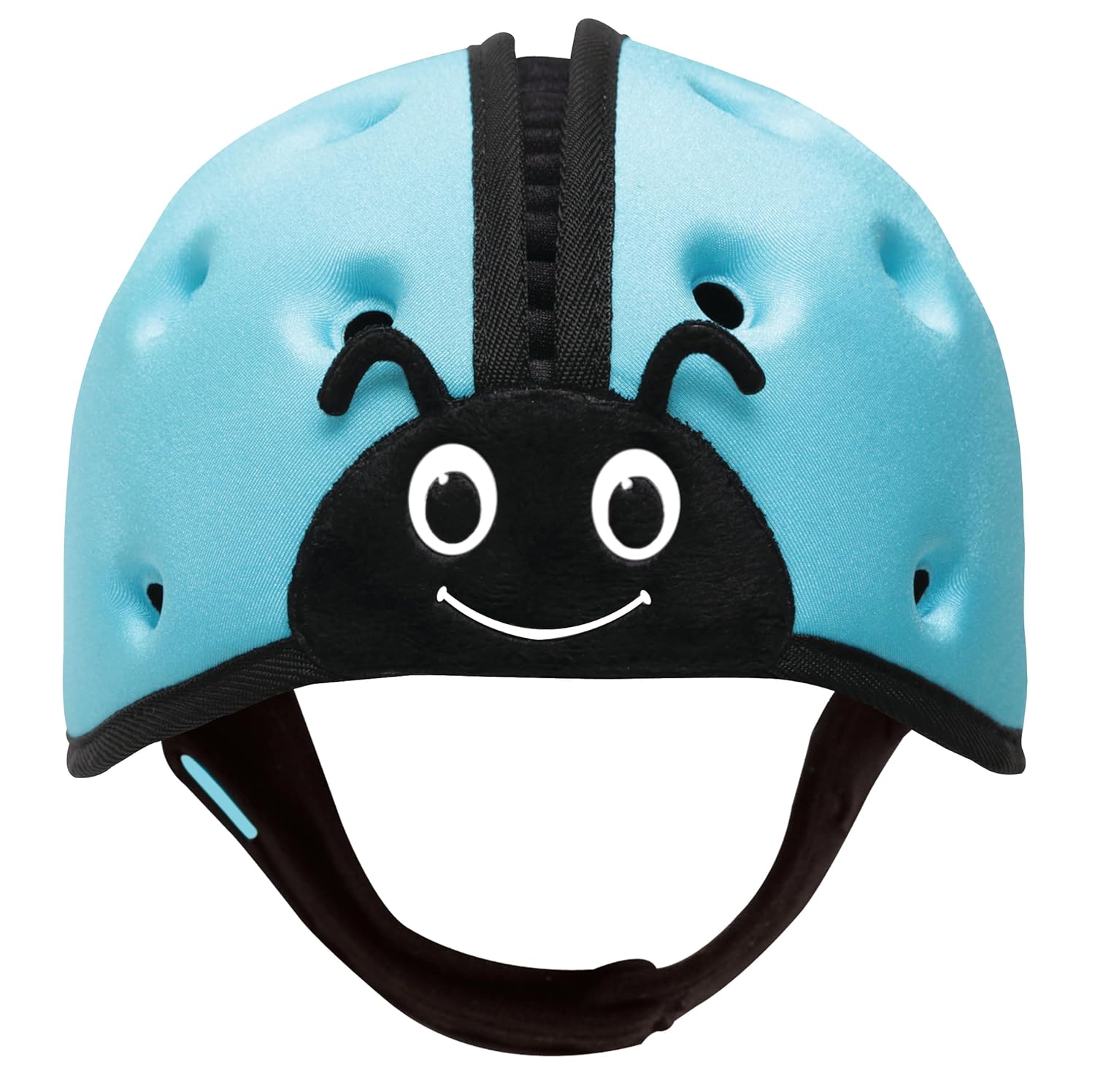 SafeheadBABY Award-Winning Soft Infant Head Protector for Crawling and Walking Expandable Lightweight Baby Safety Helmet 724 Months (Head Circ. 4052 cm) - Ladybird Blue