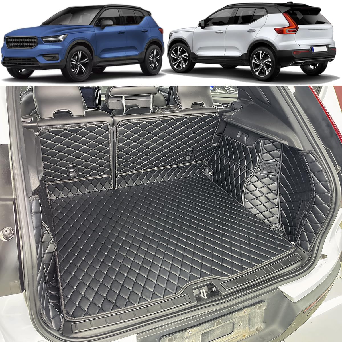 Kofferraumwanne für Volvo XC40 C40 2022–2026 | nur ohne rechten Kofferraum-Seitengurt