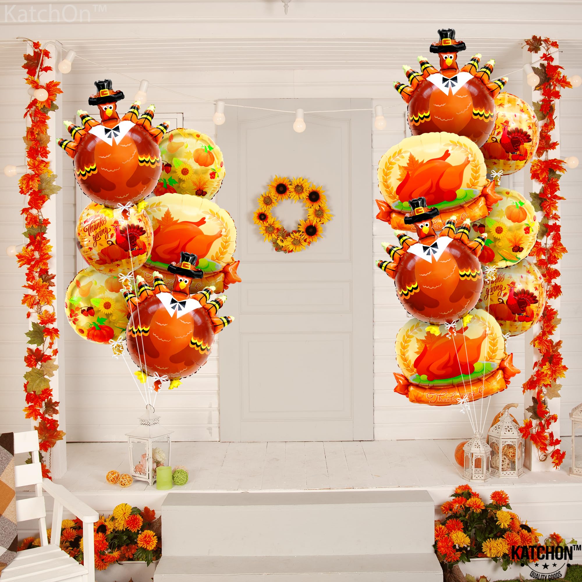 Snapklik.com : Thanksgiving Balloons Decorations Set - Large 32 Inch