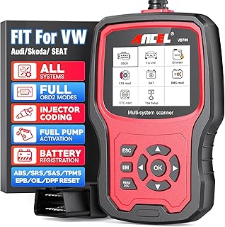 ANCEL VD700 Pro All System OBD2 Reader with 8 Special Functions for VAG Vehicles Diagnosis OBD Code Scanner Oil TPMS EPB T...