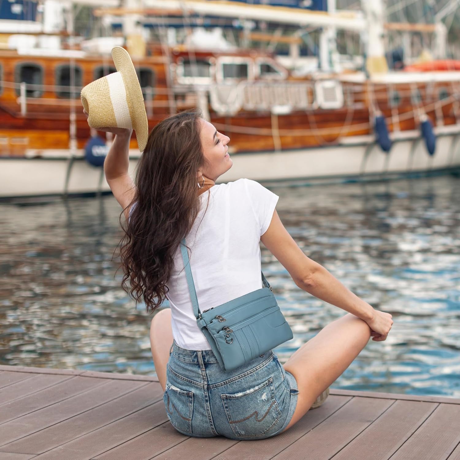 MINICAT Multiple Pockets Small Crossbody Purse Cell Phone Purse Shoulder Bags for Women Cross Body Bag for Woman - Image 2