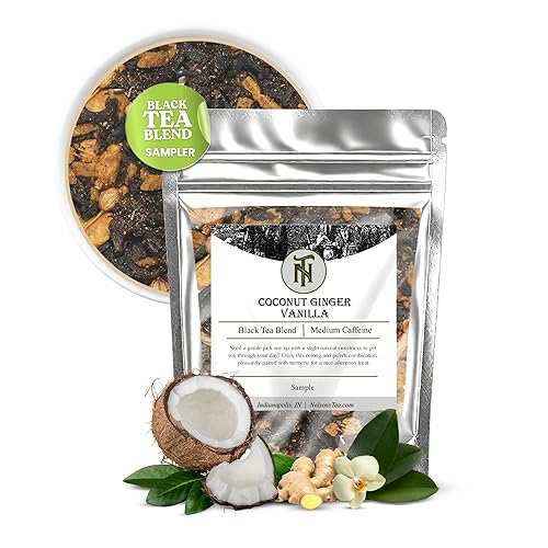 Vista 6 de Nelson's Tea - Blueberry Earl Grey - Té negro de hojas sueltas - Té negro, arándanos y pétalos de aciano (muestra)