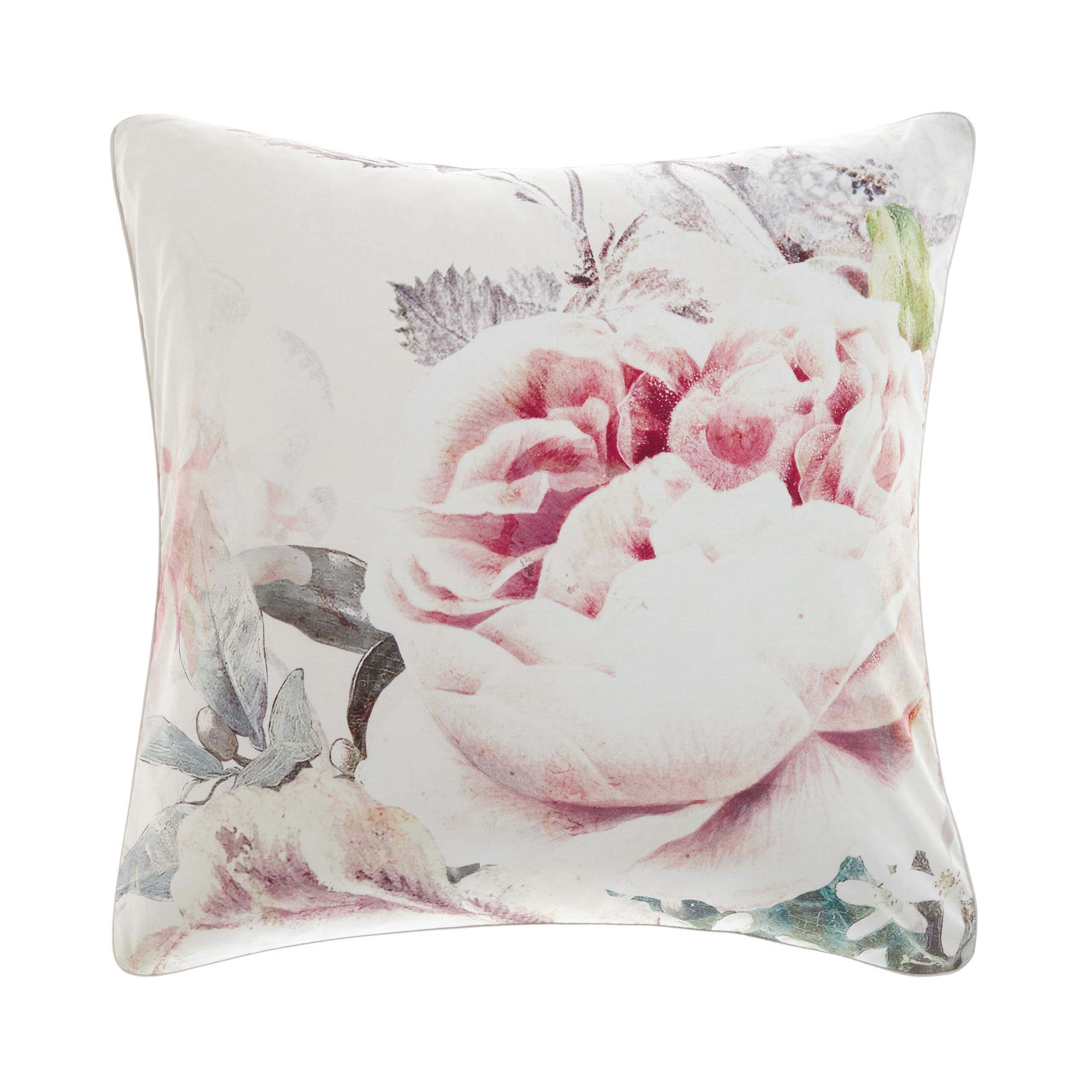 Linen House Sansa Pillowcase Sham Cover Only Cotton Slub Floral