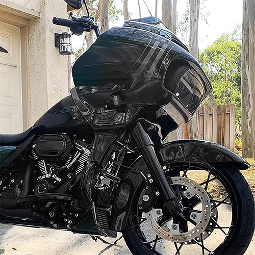 Vista 2 de Funda para alerón de carenado de motocicleta con alerón de barbilla extendido para Harley Touring Road Glide FLTRX Road Glide Special FLTRXS