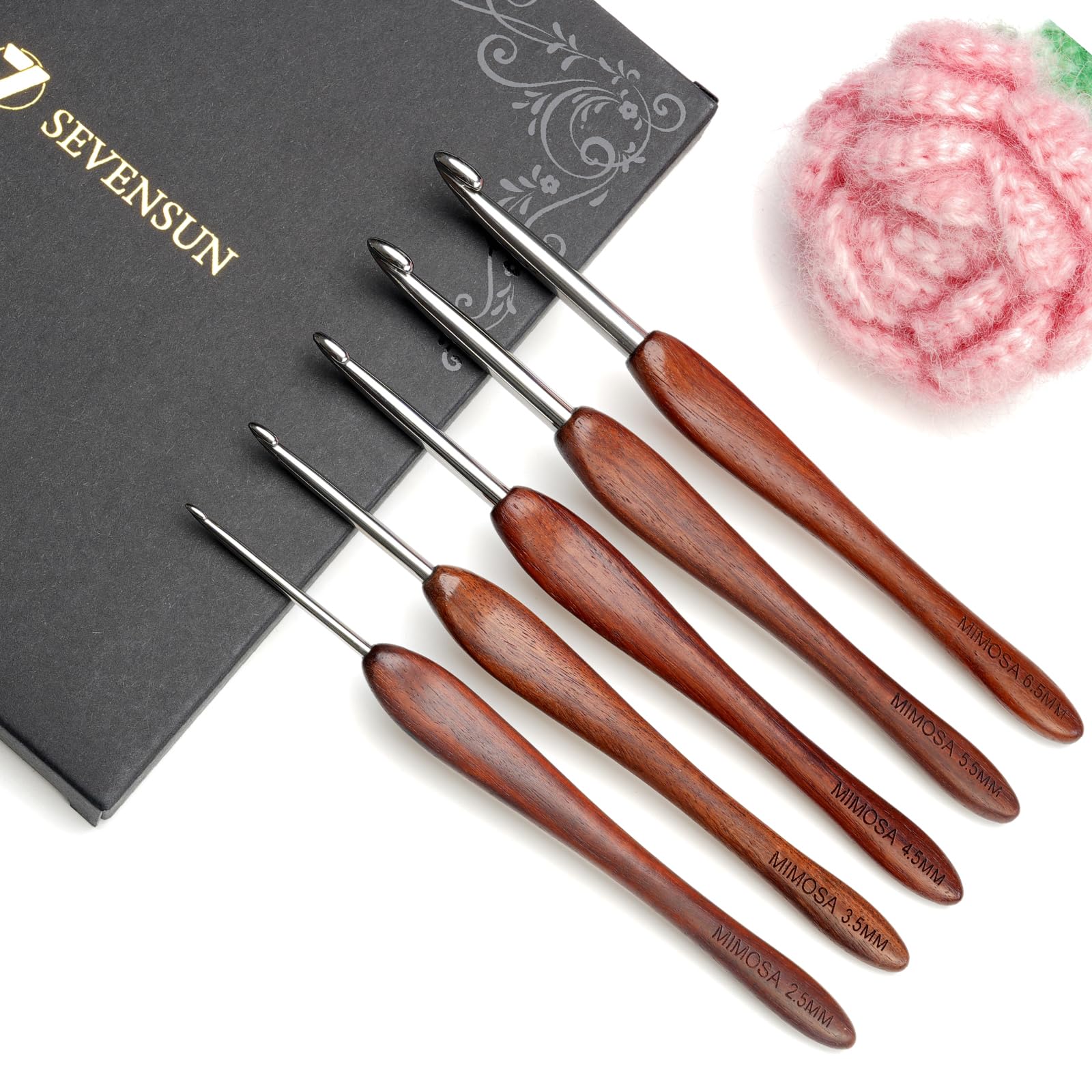 SEVENSUN Mimosa Crochet Hooks Set