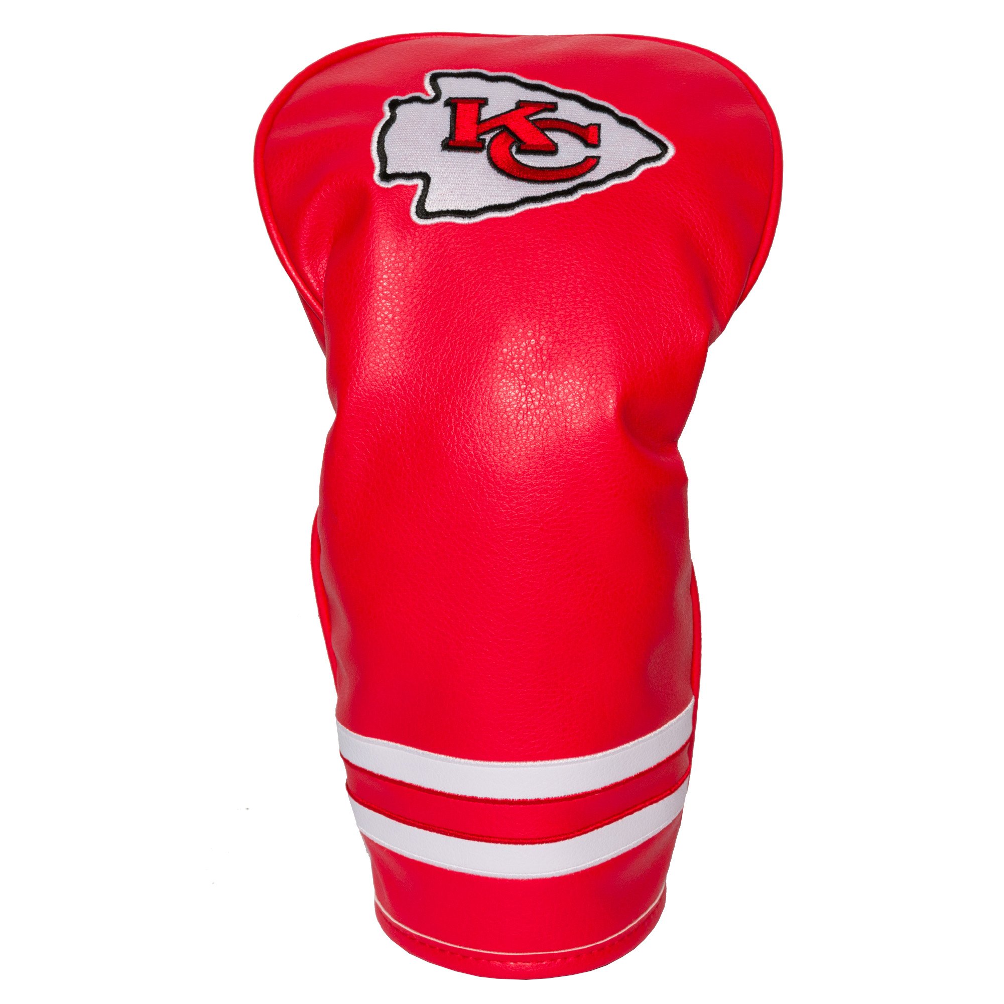 Team Golf NFL Kansas City Chiefs Vintage Driver Head Cover Vintage Driver Golf Club Headcover, Form Fitting Design, Retro Design & Superb Embroidery