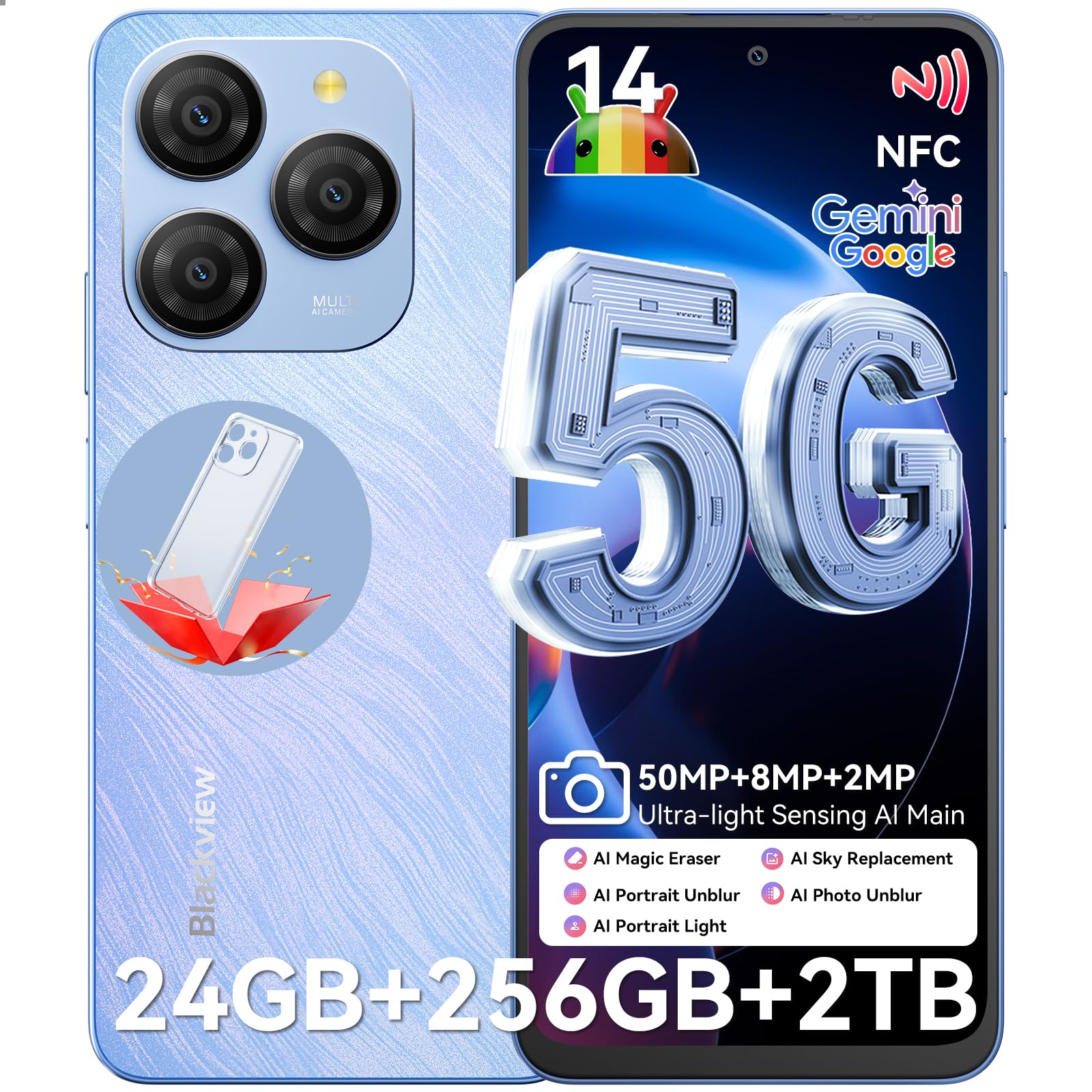 Amazon.com: Blackview Shark 9 Unlocked Phones, 5G