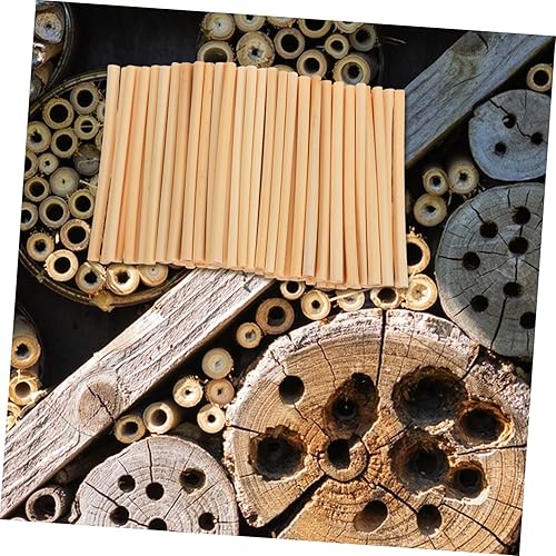 Miniatura 6 de HANABASS 100 piezas de tubos de repuesto para tubos de anidación de repuesto, tubos de casa, herramienta de apicultor para abejas masoneras, tubos