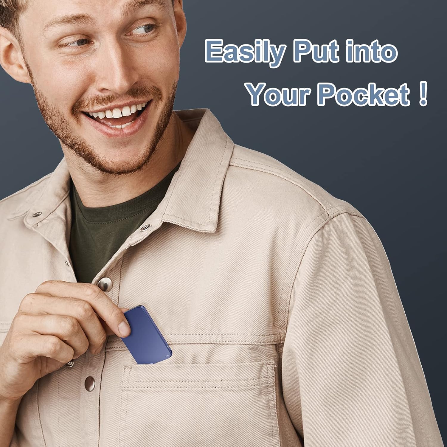 Vandlion V15 Voice Recorder front and side view