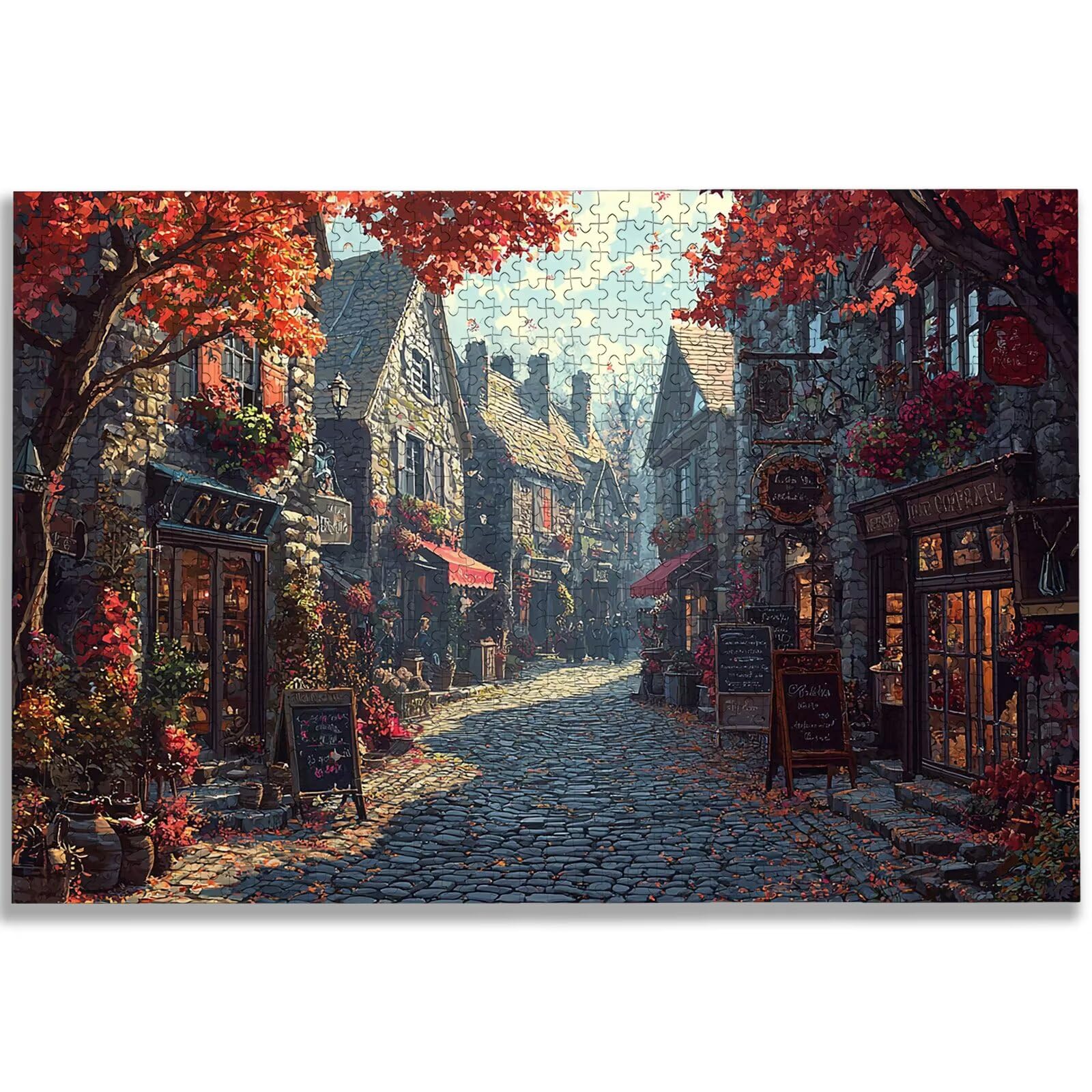 Puzzle de 2000 Piezas para Adultos, Paisaje Puzzle 2000 Piezas, Ciudad Rompecabezas Adultos con Caja, Medidas: 100x70 cm, Rompecabezas Madera para Toda la Familia, Home Decoration, Regalo Mujer, -1207