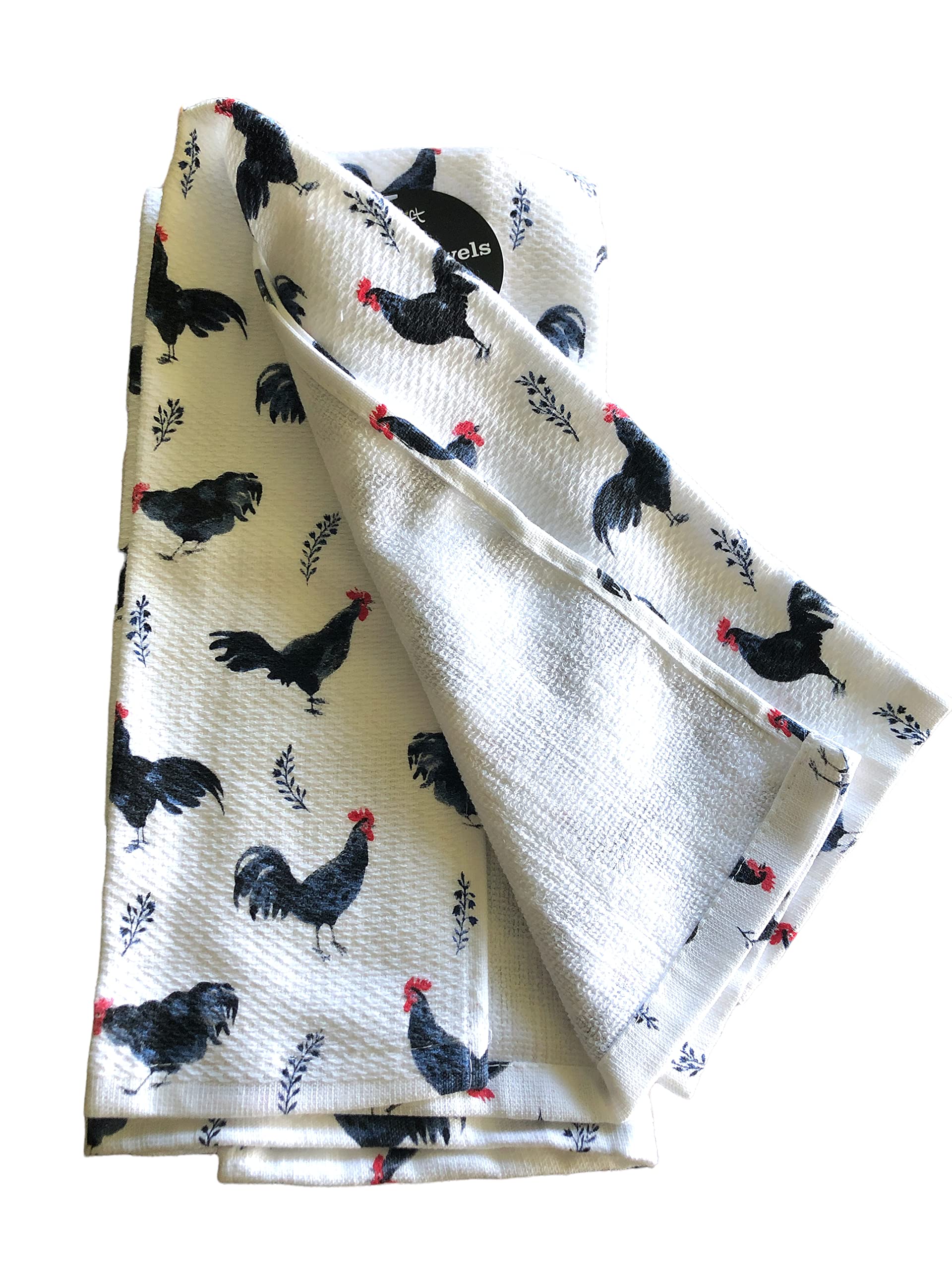 Amazon.com: Colordrift Shaded Rhode Island Rooster on Waffle White 