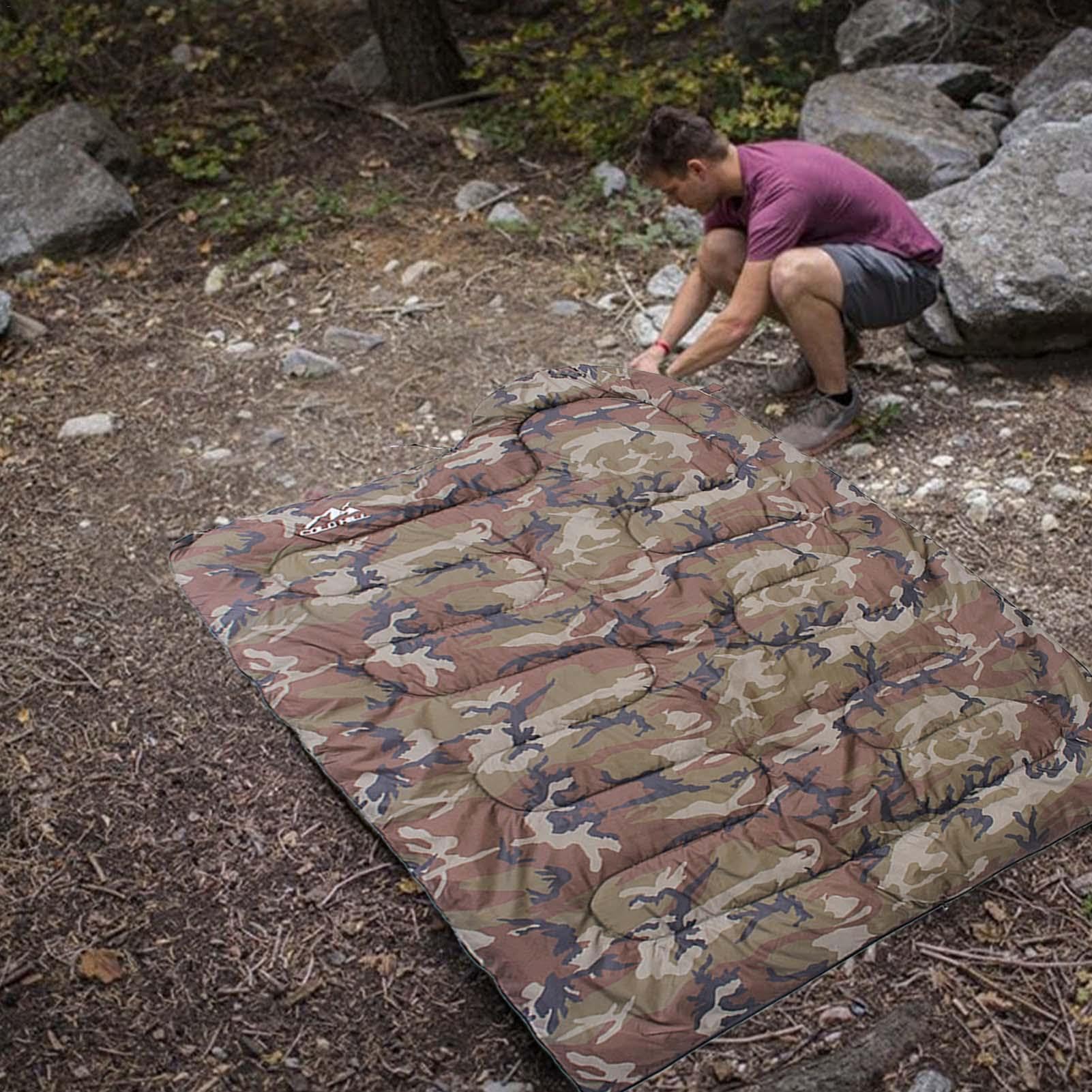 cammo, sacco a, sacco a, impermeabile, 4 stagioni, con sacco a compressione, sacco a da campeggio, impermeabile per escursioni, escursioni e campeggio, 2,212 x 71,1 cm | compressione, sacco a da campeggio, impermeabile per escursioni, escursioni e campegg