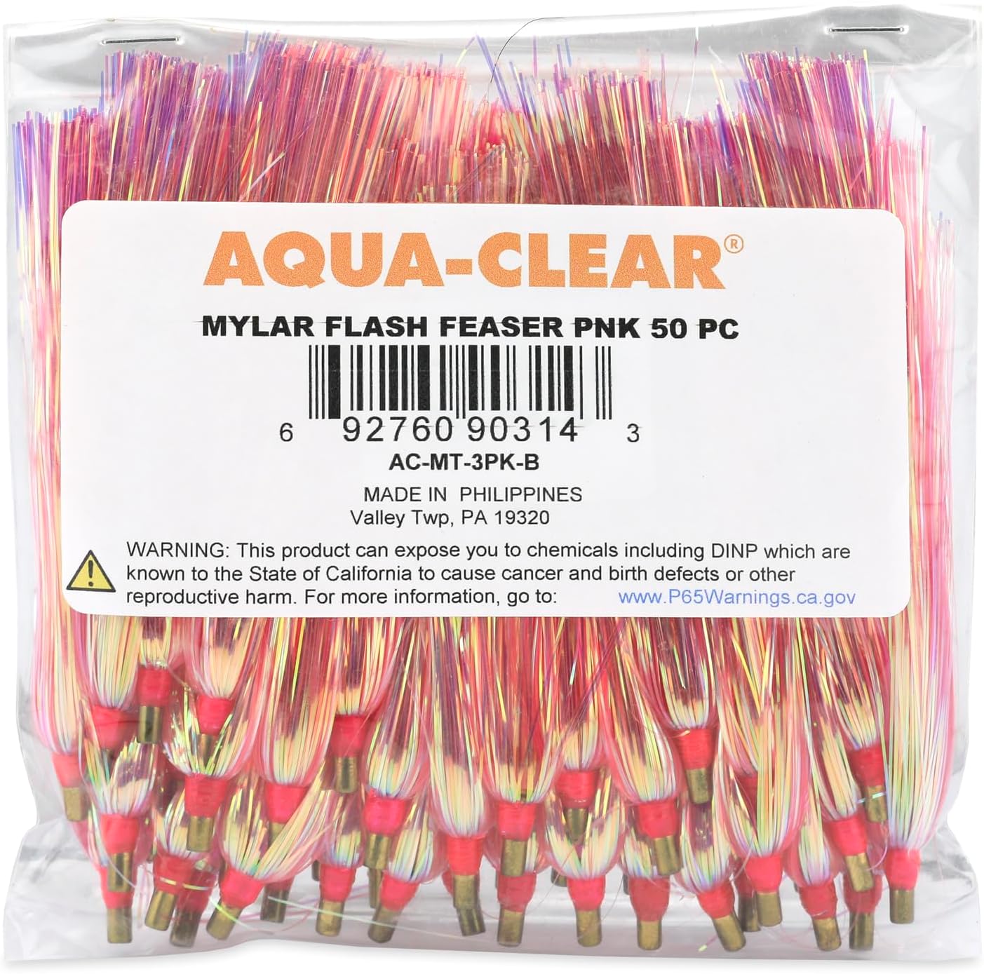 アクアクリア、マイラーフラッシュティーザー、ピンク、3.5