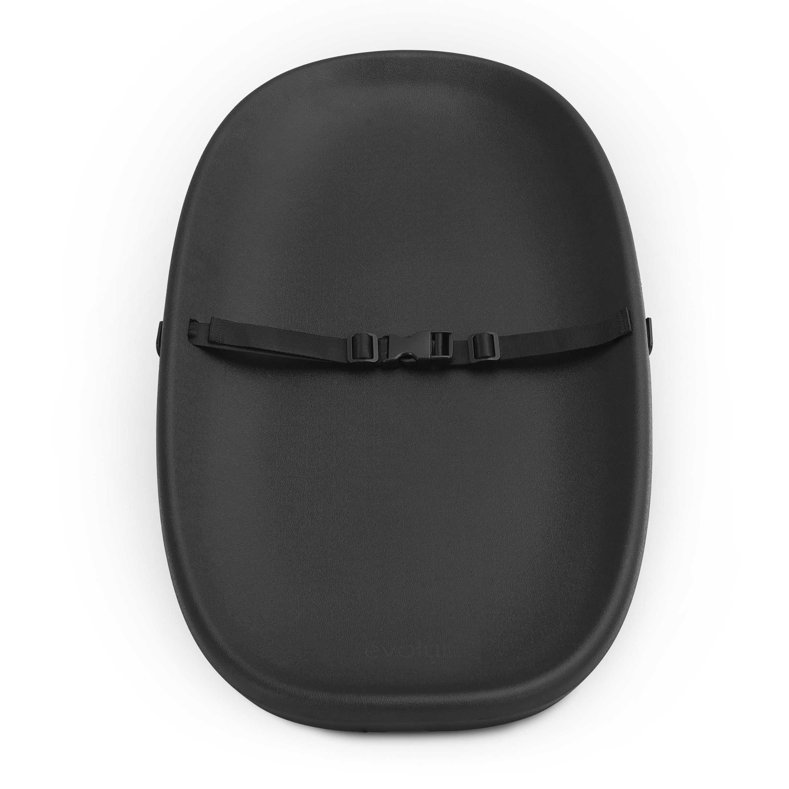 Evolur Cambiador Eva Baby en negro, suave y transpirable, ligero y portátil, se adapta a todas las mesas cambiadoras, acolchado firme impermeable