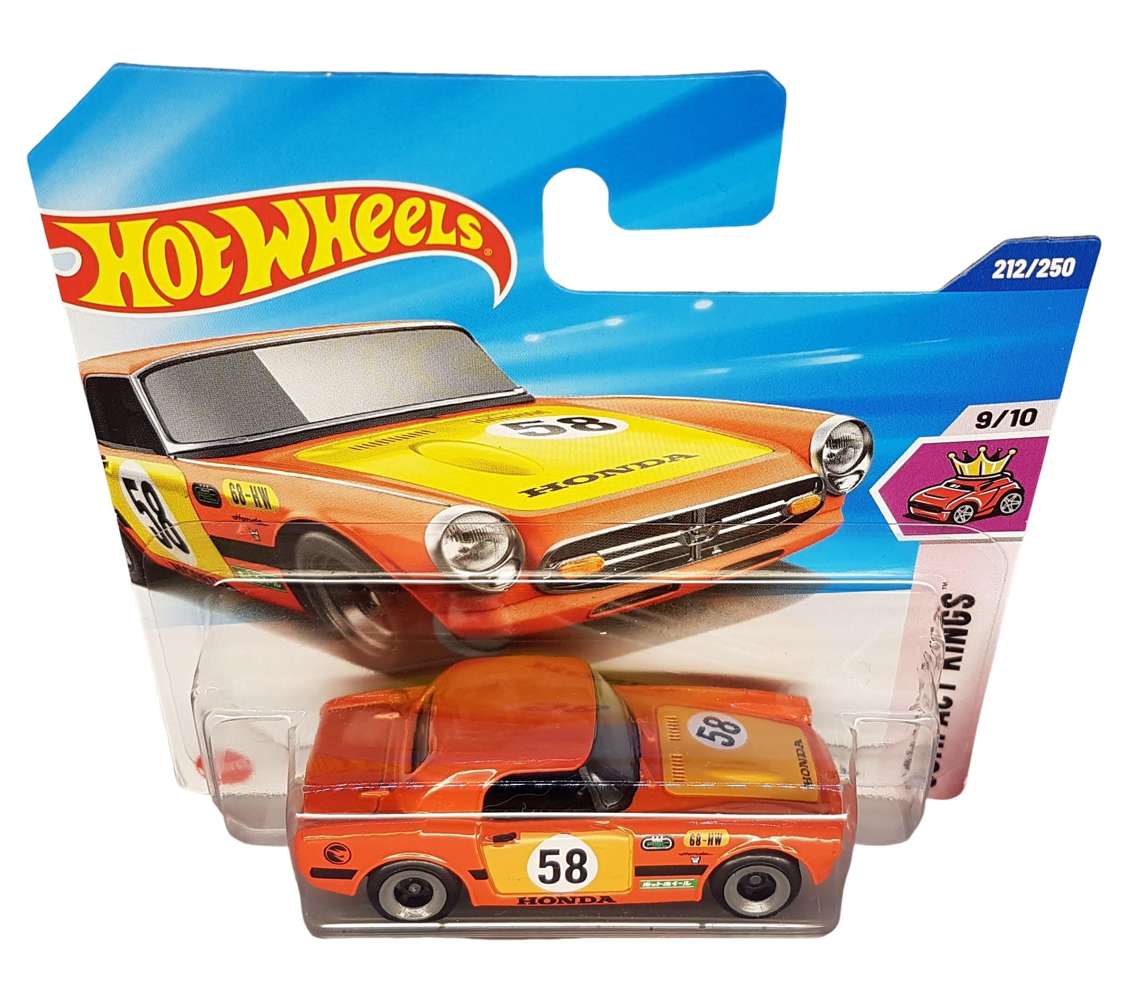 Hot Wheels Honda S800 Racing JBC30 Compact Kings 9/10 Short Card