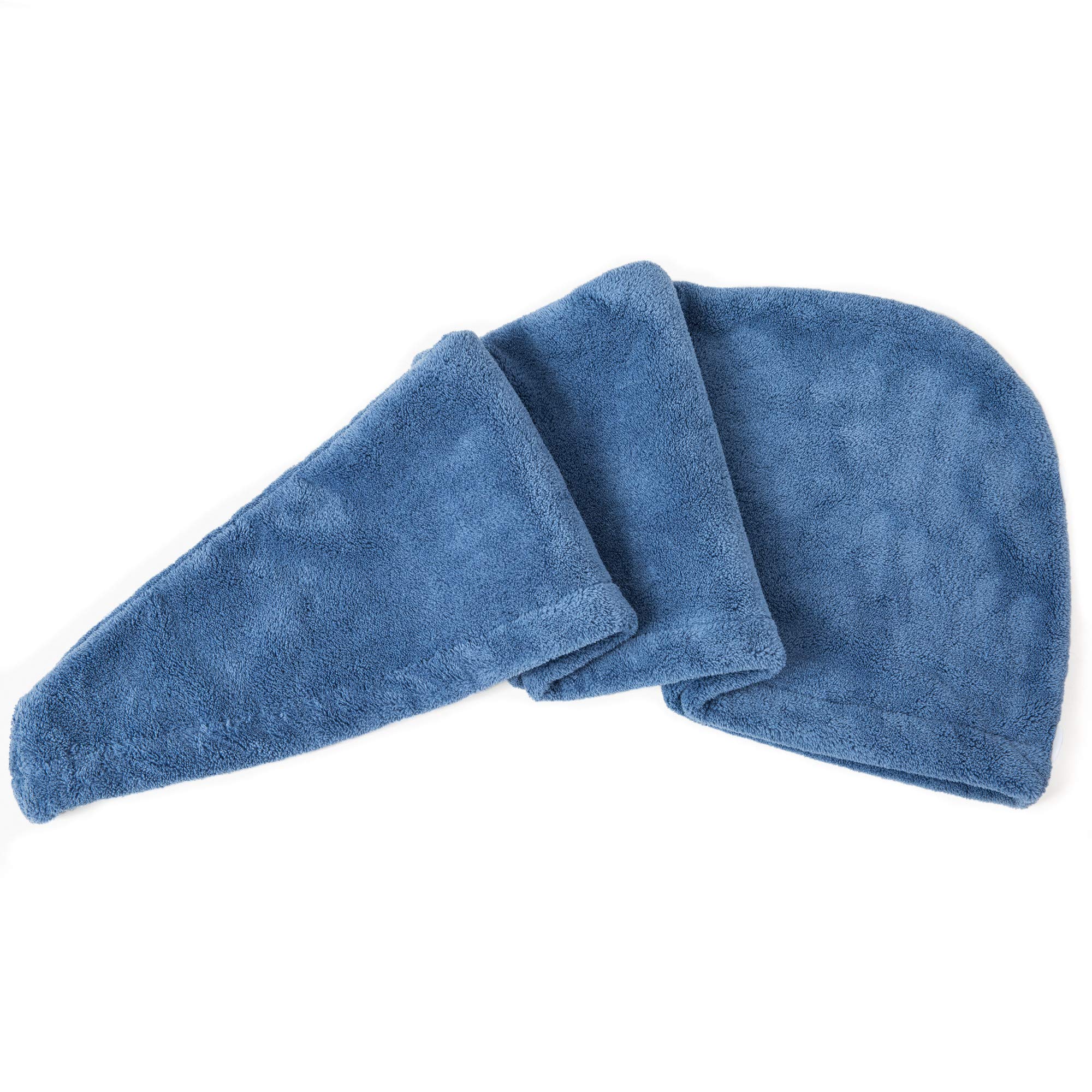 Lot De 2 Serviettes De Séchage Microfibre Pour Cheveux Enetix - 25x70cm, Ultra Absorbantes, Anti-Frisottis, Rose