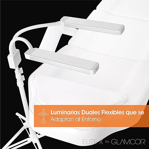 Miniatura 4 de GLAMCOR Elite X - Kit de iluminación LED portátil para extensión de pestañas, esteticista, maquillaje, filmación y fotografía, 5600 K, luz diurna de