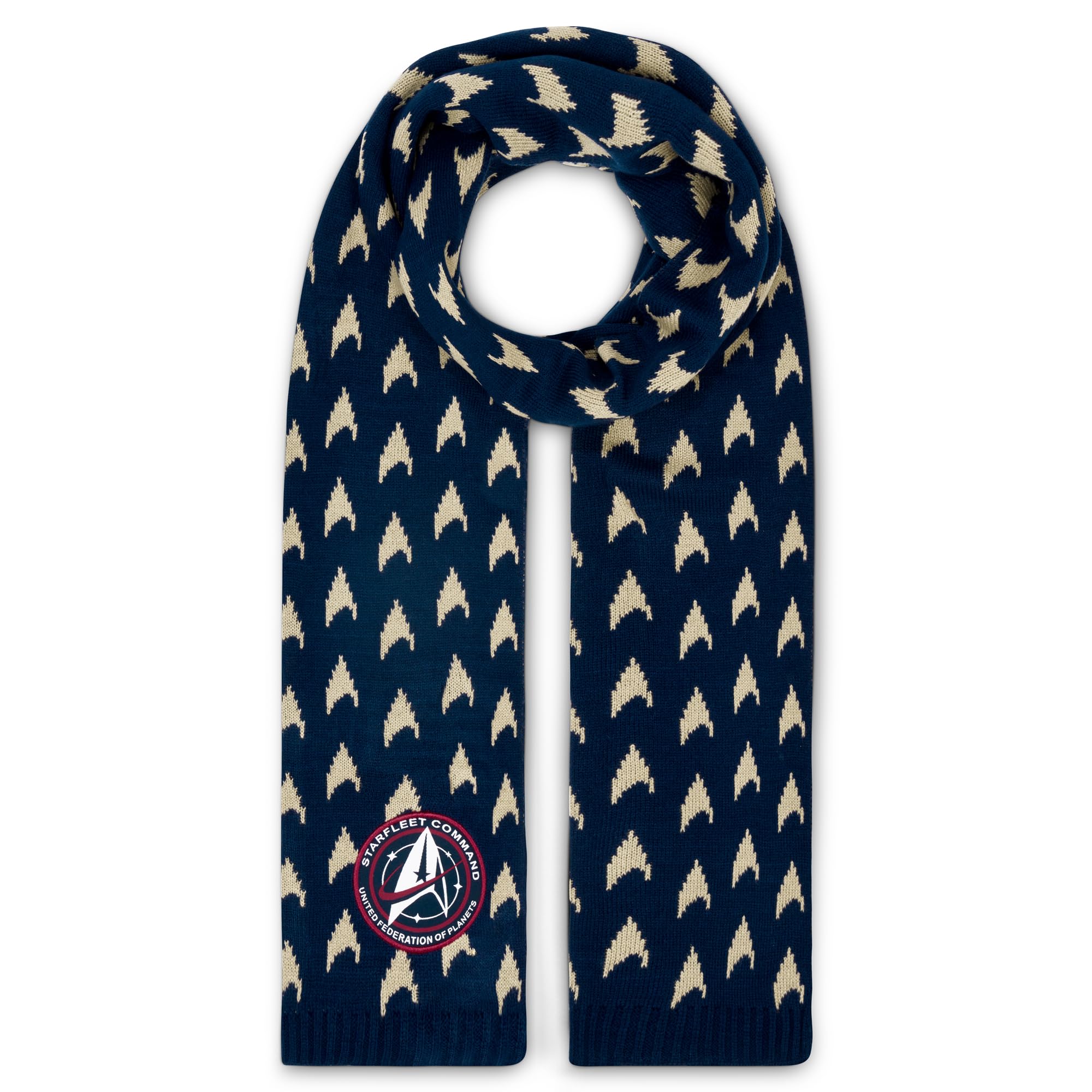 Star Trek Discovery: Starfleet Academy Insignia Scarf - Official Gifts for Men and Women