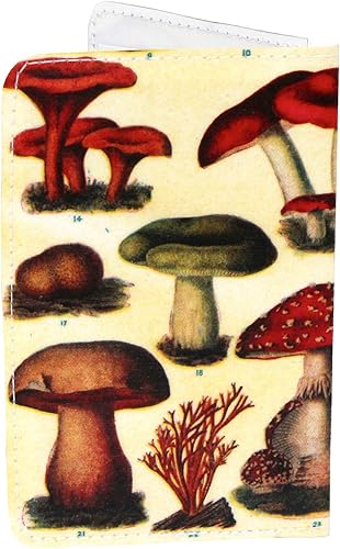 Miniatura 3 de 0.465972222 Wild Magic Mushrooms - Tarjetero de negocios, crédito y tarjeta de identificación, Multicolorido
