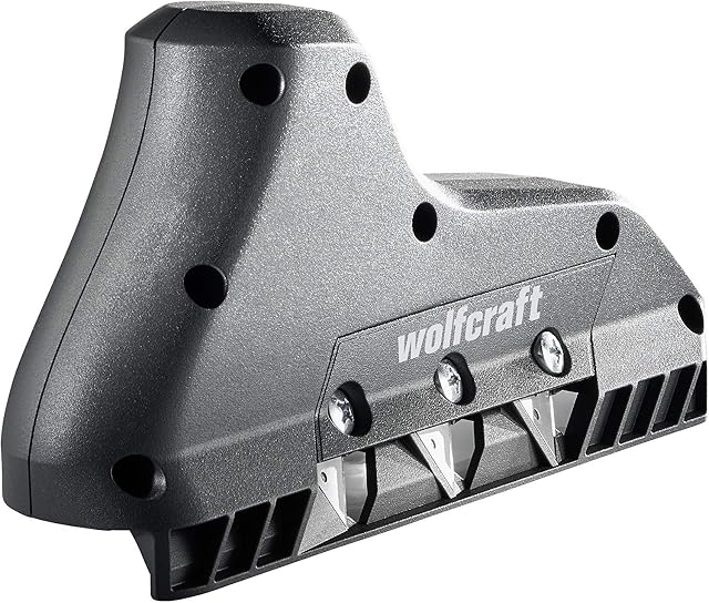 Wolfcraft 4009000 Strug do Krawędzi Płyty, Czarny,