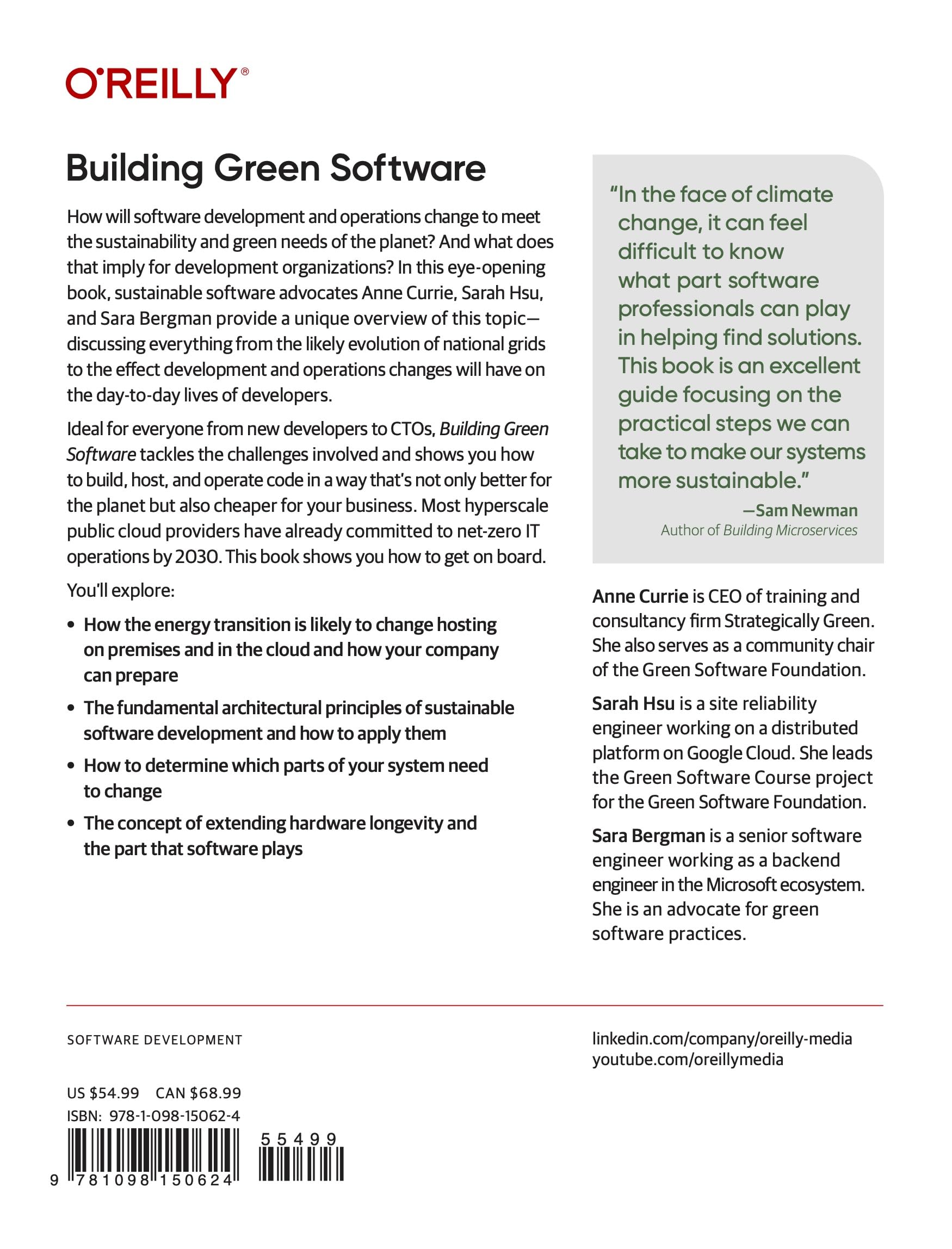 Building Green Software: A Sustainable Approach to Software Development and Operations