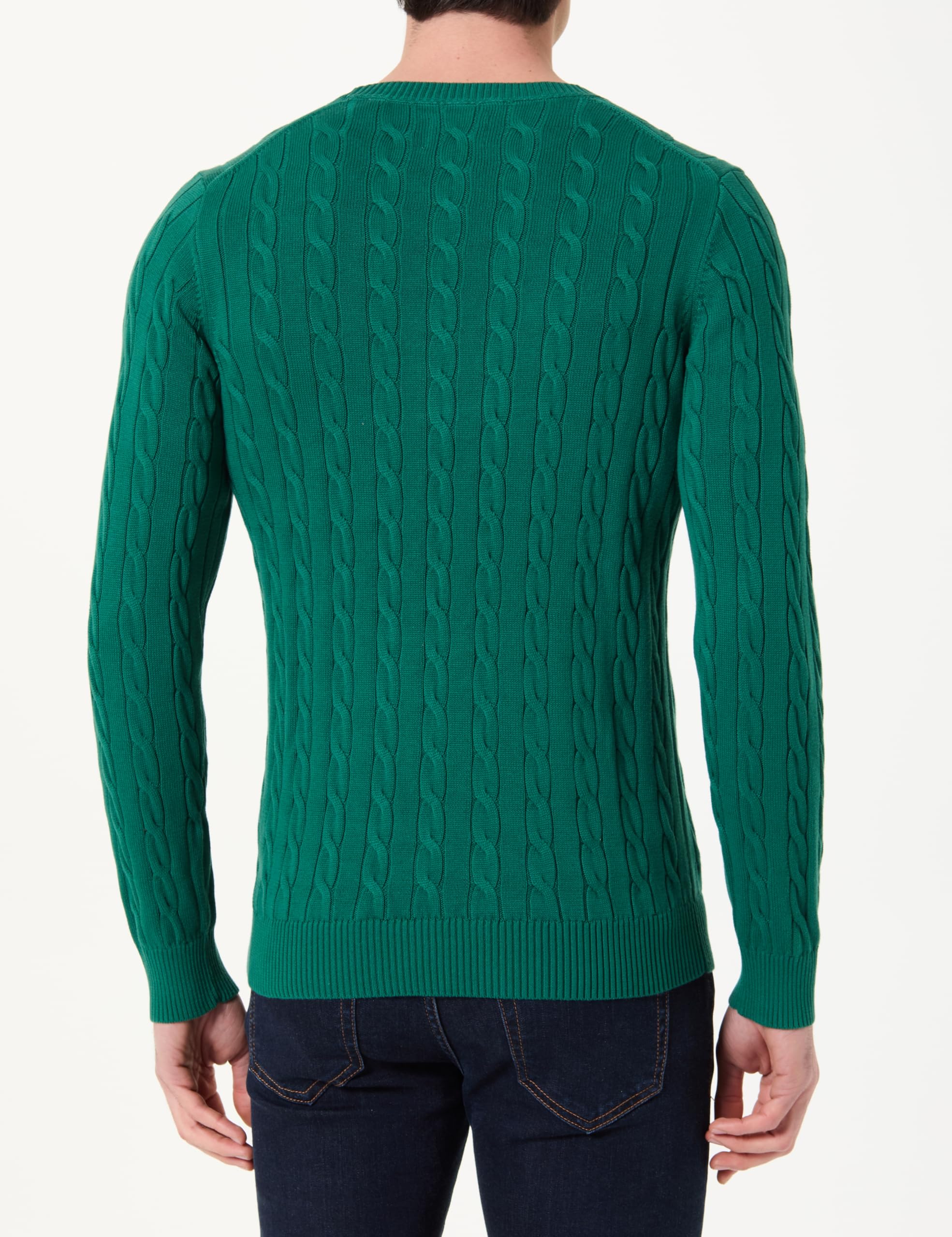 GANT Cotton Cable Crew Sweater suéter Hombre