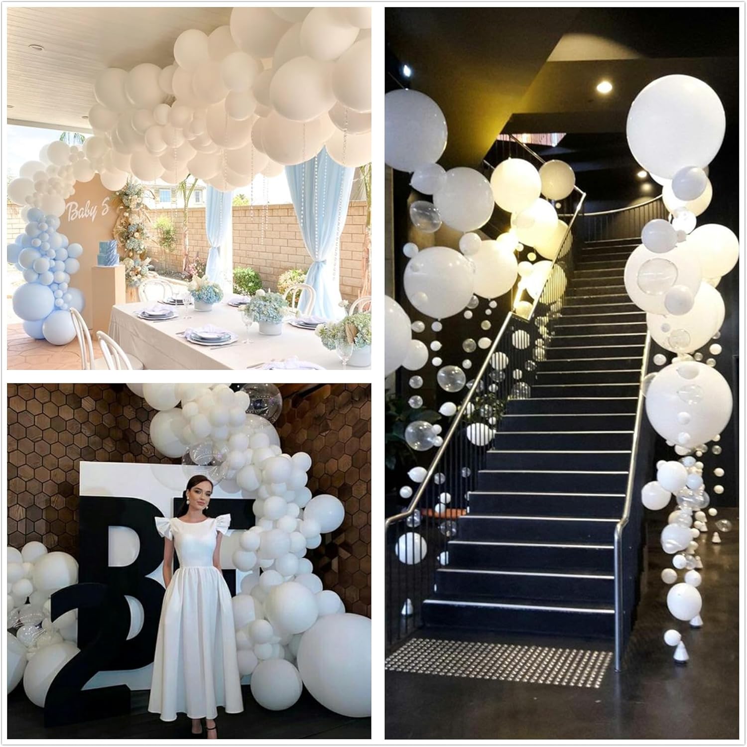 Decoración De Globos Para Boda Juego De 22 Piezas Con Temática Novios