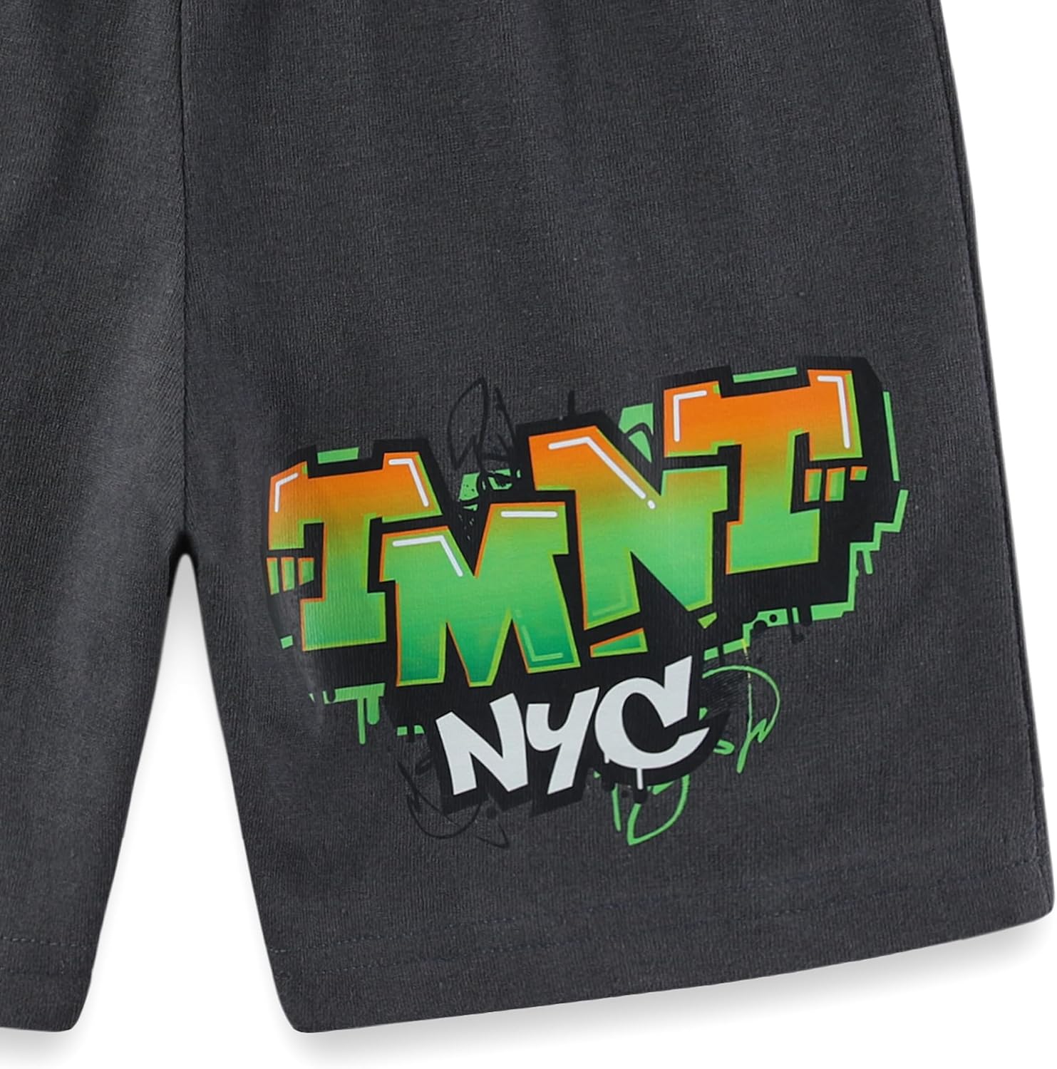 Nickelodeon Teenage Mutant Ninja Turtles Boys Short Sleeve T-Shirt and Short Set for Toddler and Big Kids - Image 7