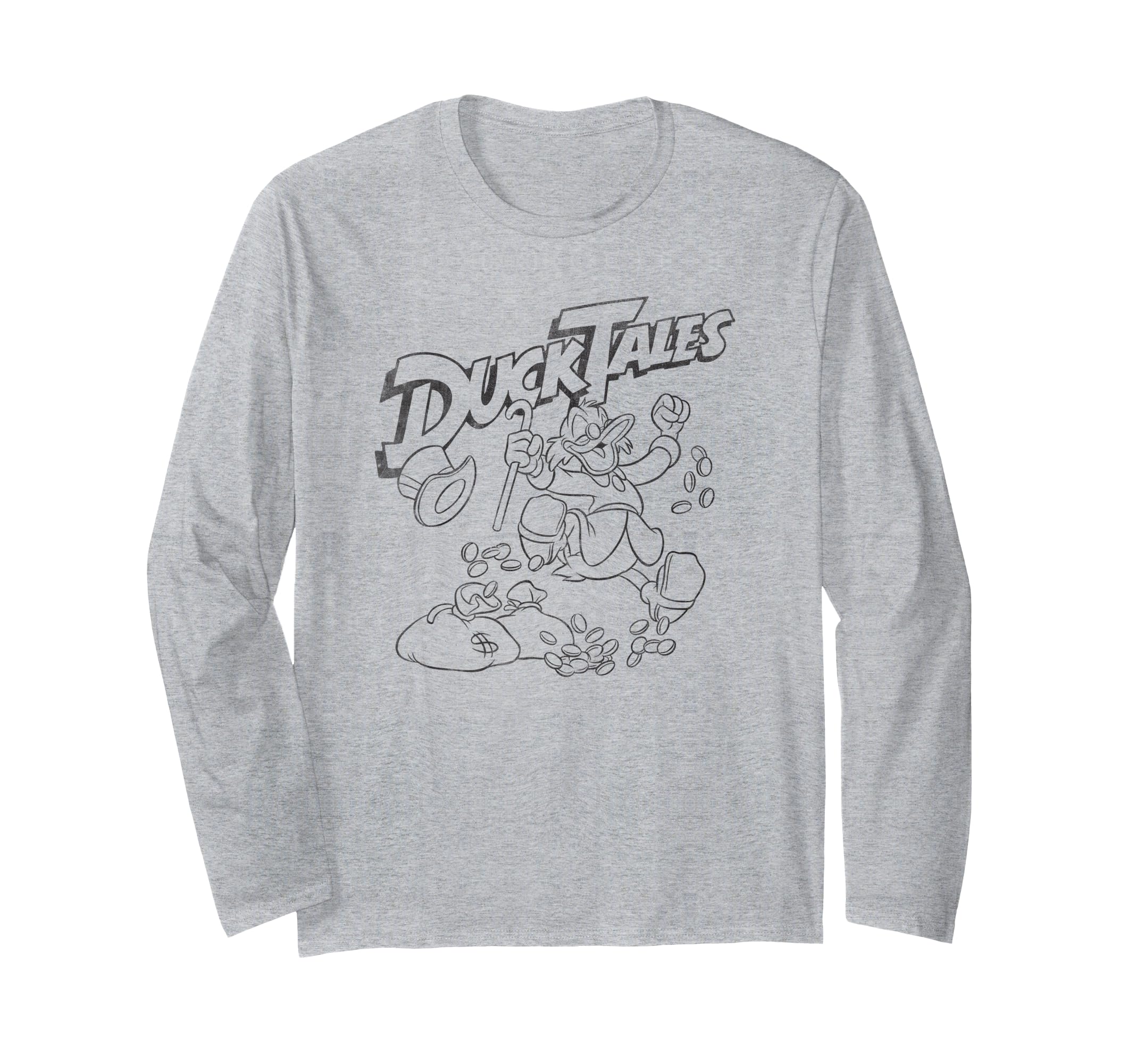 T-shirt DuckTales Disney à manches longues pour vos sorties urbaines décontractées - 3