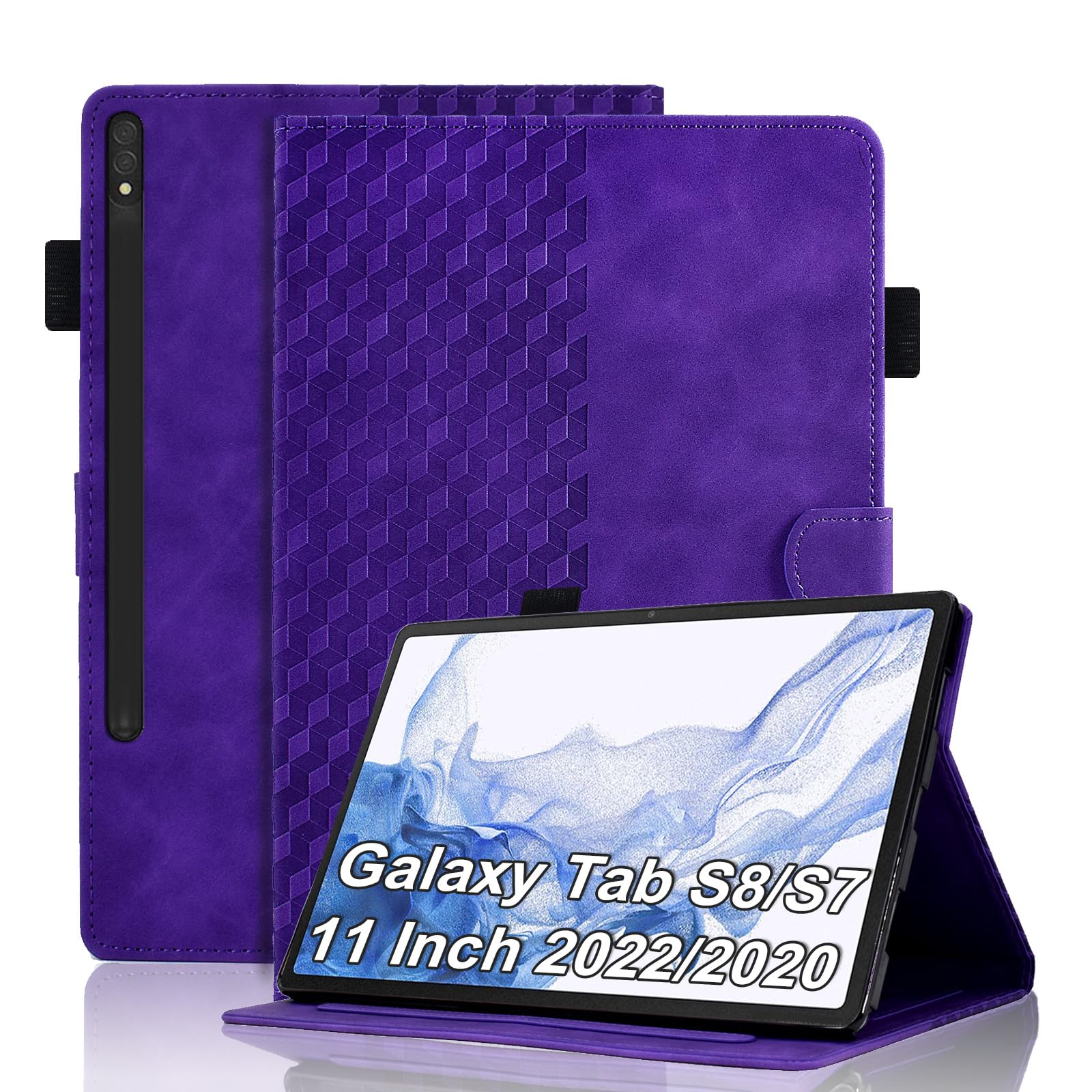 Case for Honor Pad X8a 11 Inch Tablet 2024 Protective Case Premium Leather Folio Smart Case with Auto Sleep/Wake Pen Holder Card Slot for Honor Pad X8a- Dark Green — view 249
