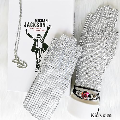 Miniatura 4 de Guante de esmoquin formal para disfraz de roca blanca