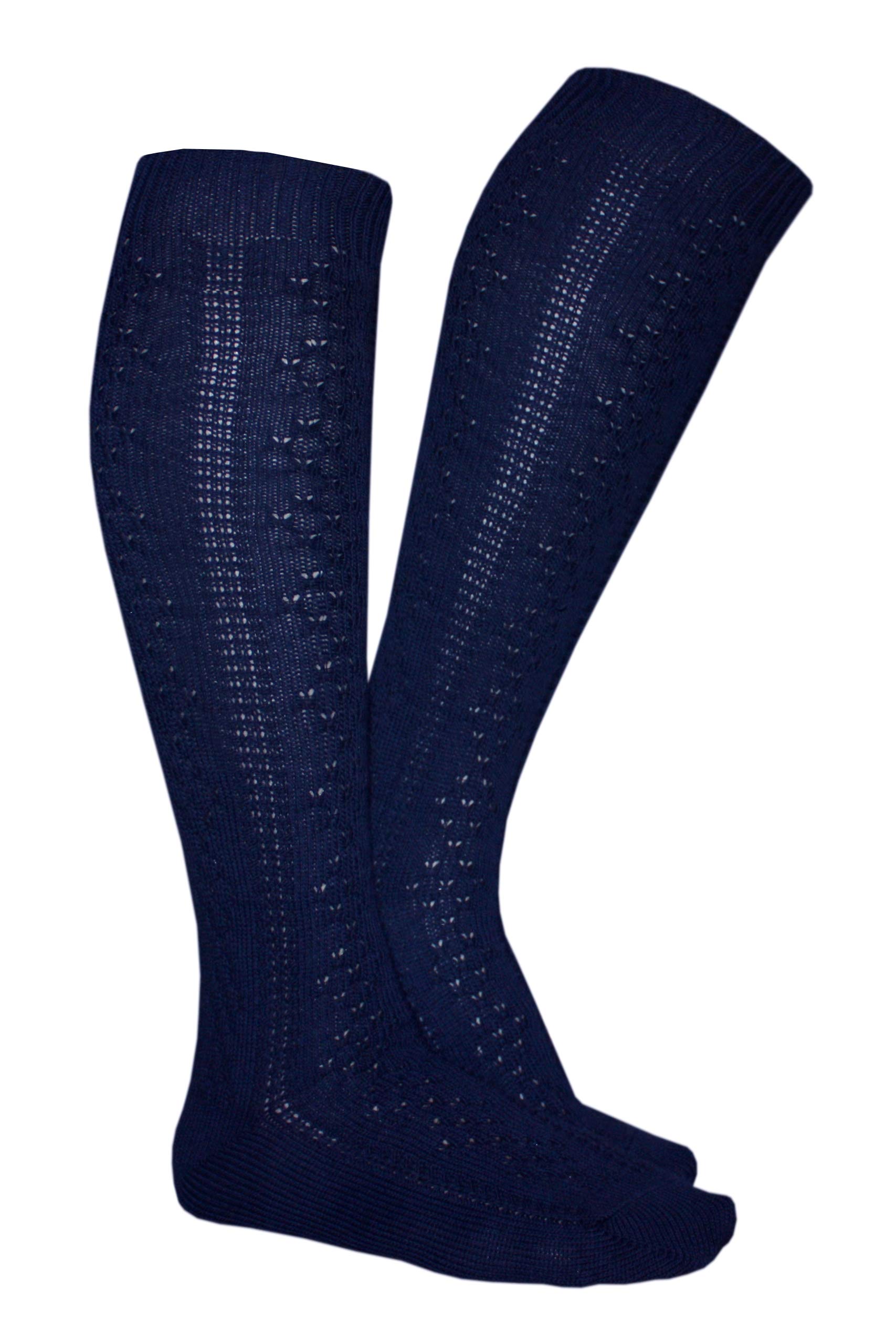 FALKE 47673 - Calzini Donna In Puro Cotone, Blu (Marine), Taglia 39-42, Vestibilità Perfetta