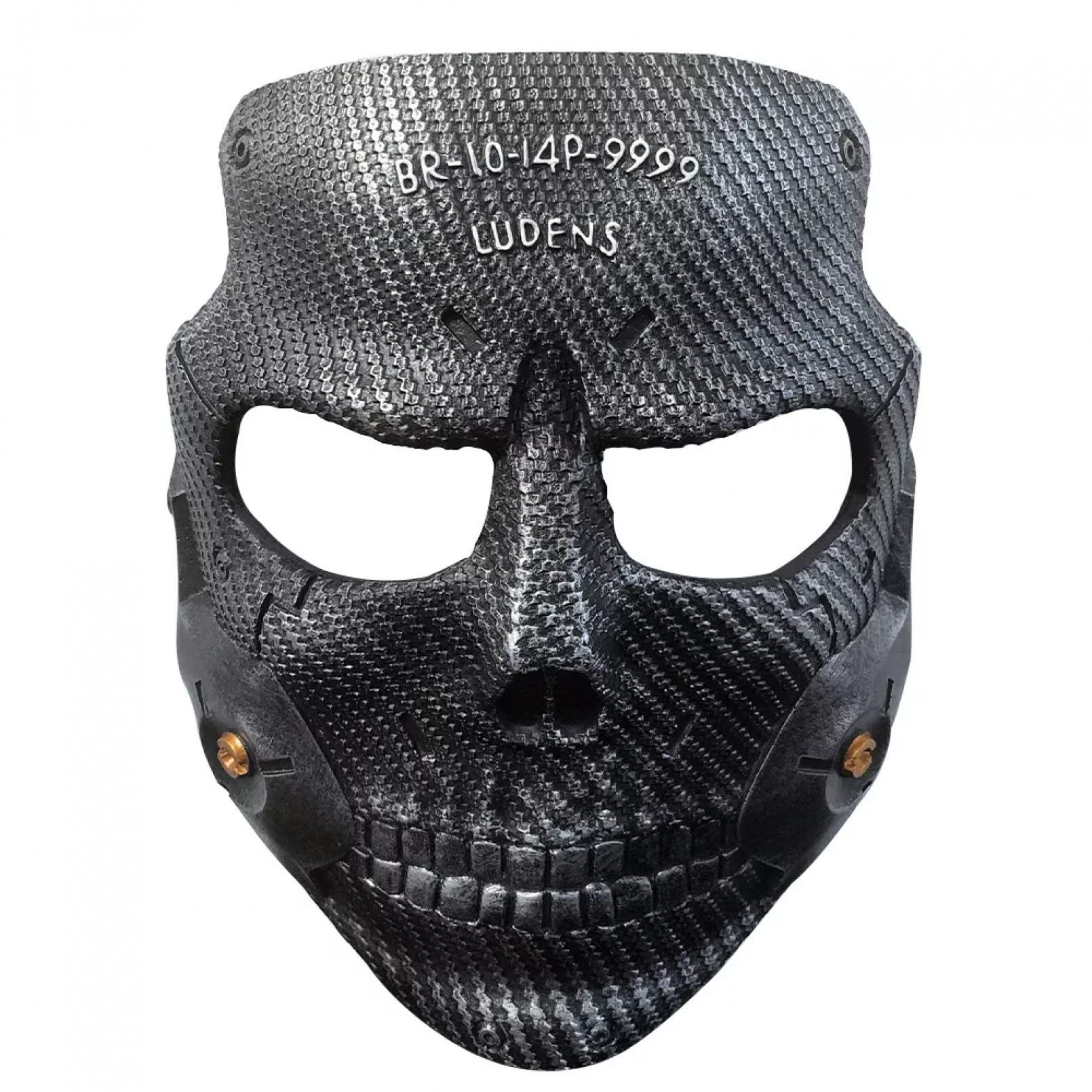 BAJIE Maschera Halloween Maschera Cosplay Resina Puntelli Halloween Copricapo