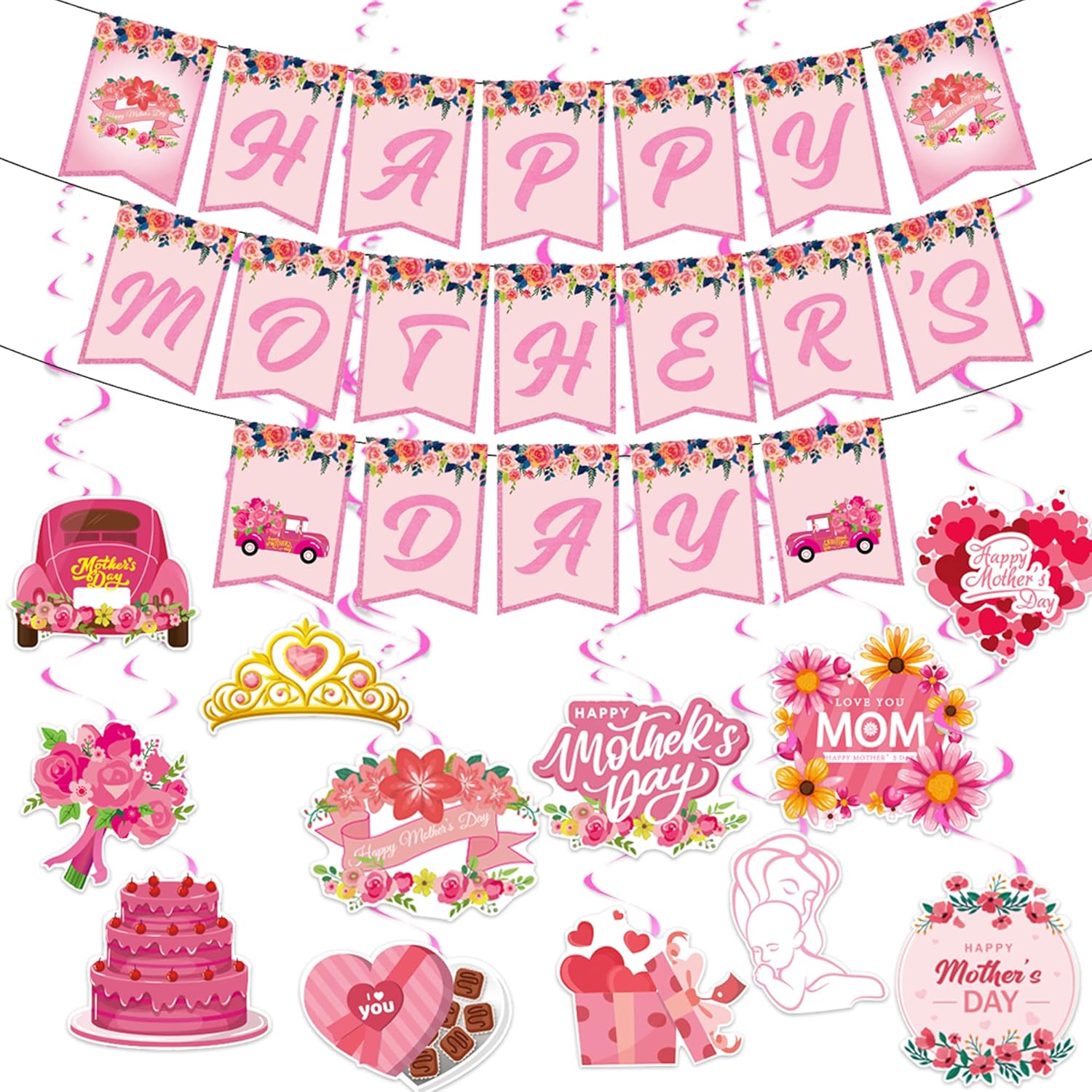 Mother's Day Decorations, Happy Mothers Day Decorations