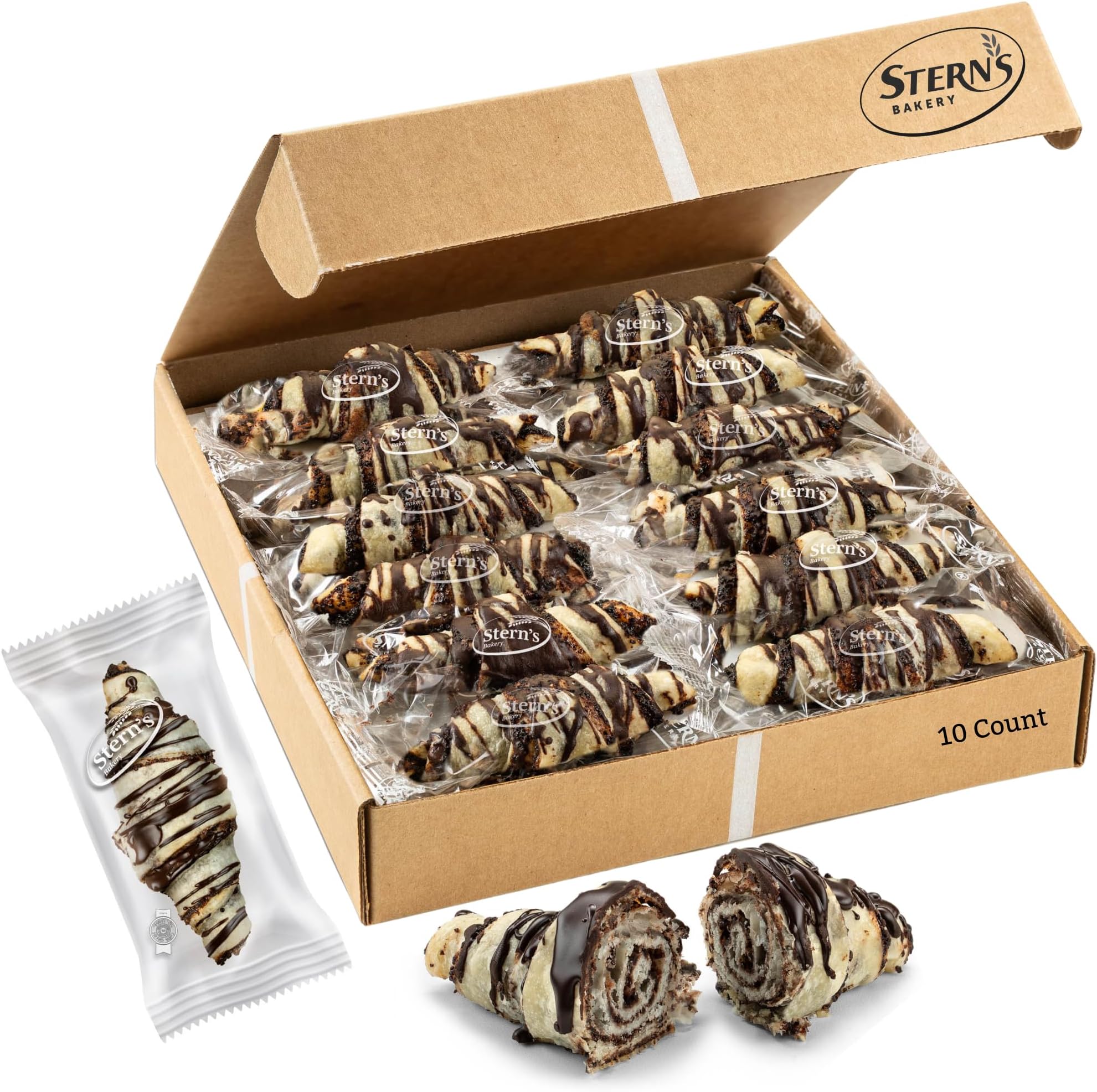 Diabetic Sugar Free Cookies By Stern’s Bakery | [10 Count] Low Calorie Cookies Individually Wrapped | Sugar-Free Pastries | Baked Fresh Daily & Scrumptious | Diabetic Friendly Snack for Mom, Dad, Colleague, Friend