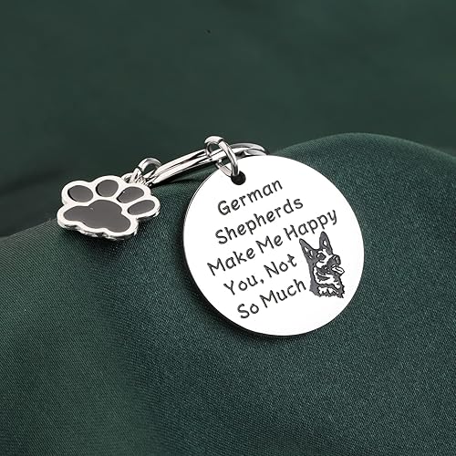 Miniatura 6 de PLITI Llavero de pastor alemán, regalo para amantes del pastor alemán, pastor alemán, regalo para mamá