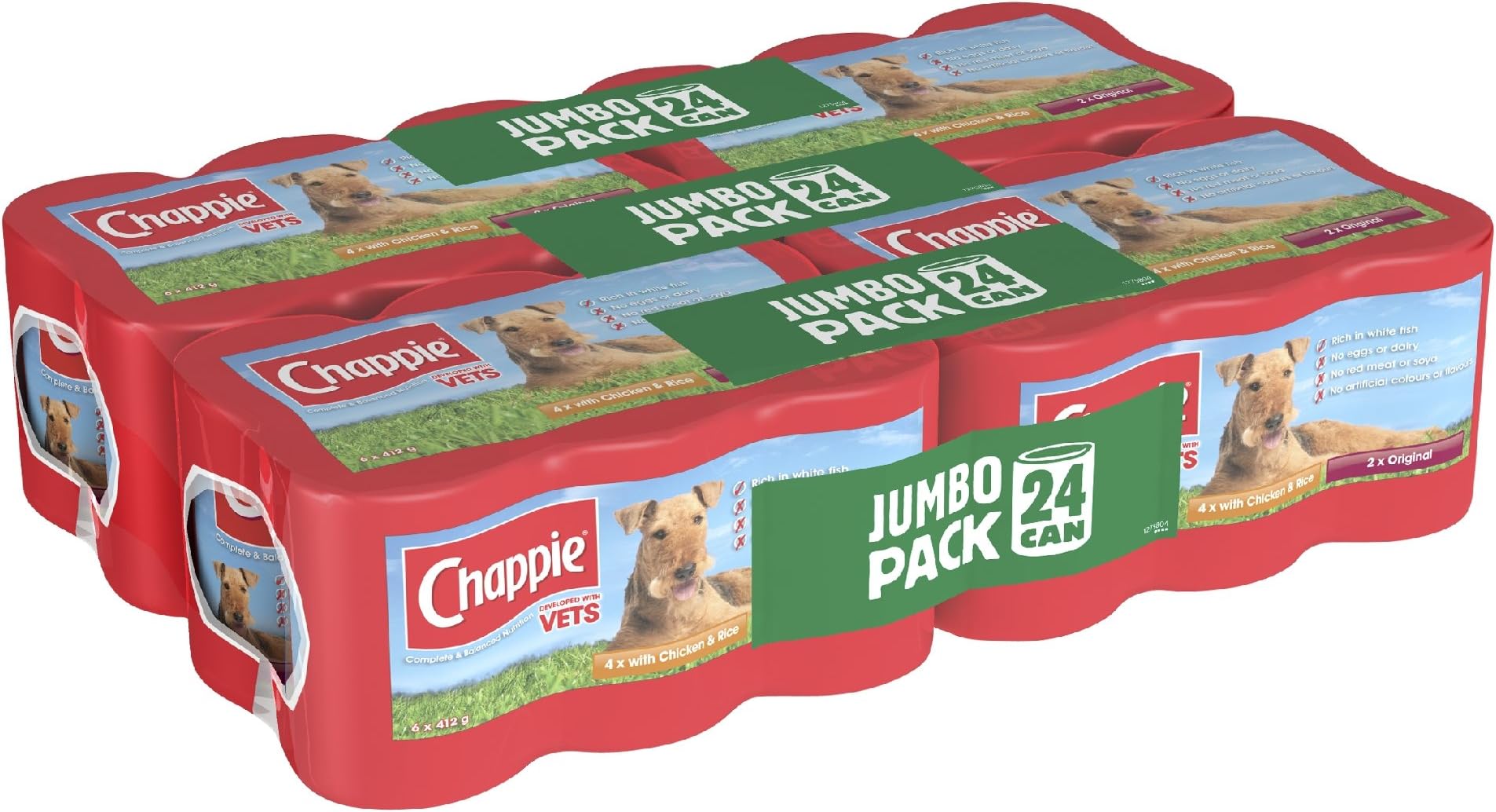 CHAPPIE Dog Tins Favourites 24x412g