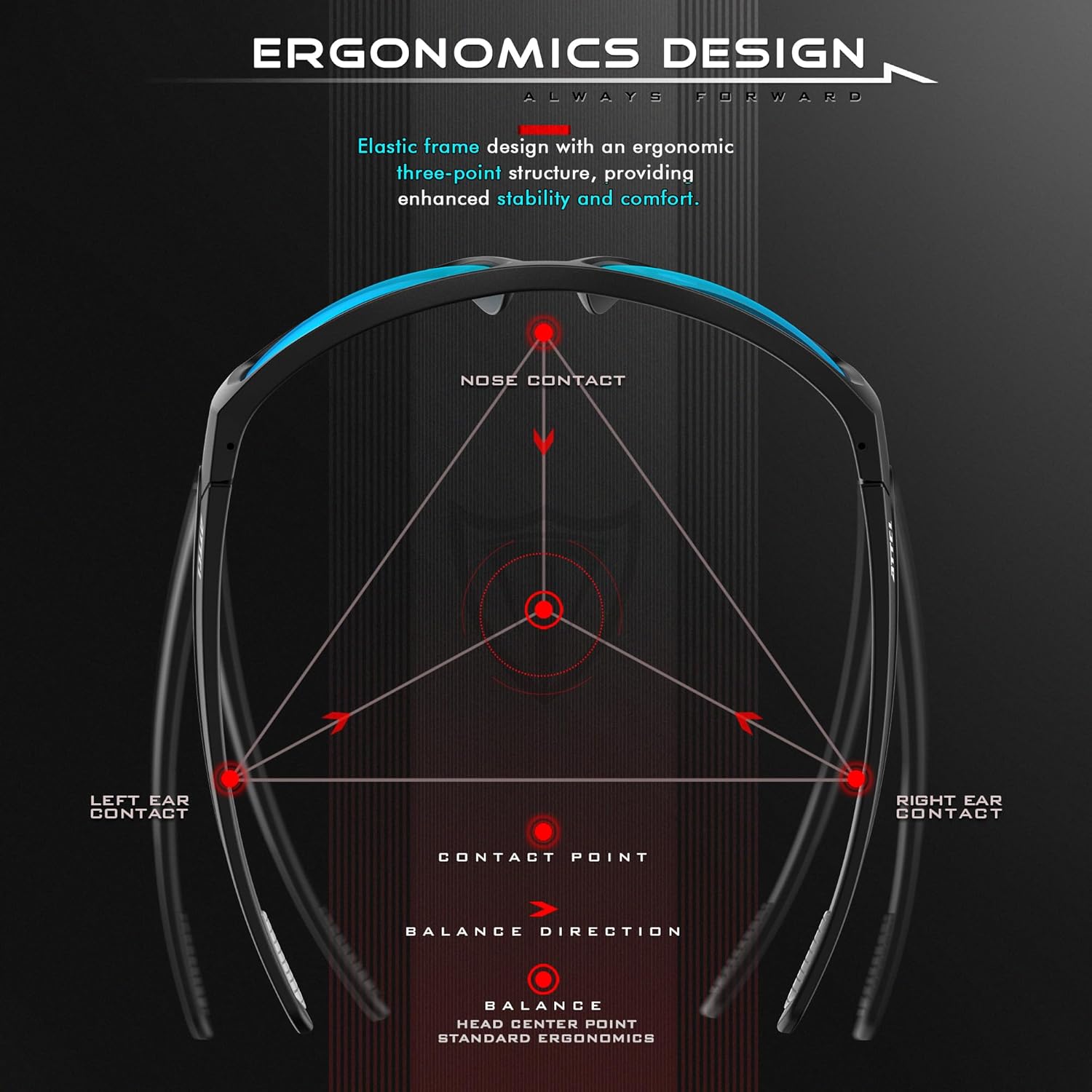 ATTCL Polarized Fishing Sunglasses Men: Anti-Glare Ultralight TR90 Frame UV Protection Comfort Fit Wrap Around Sports Glasses - Image 6