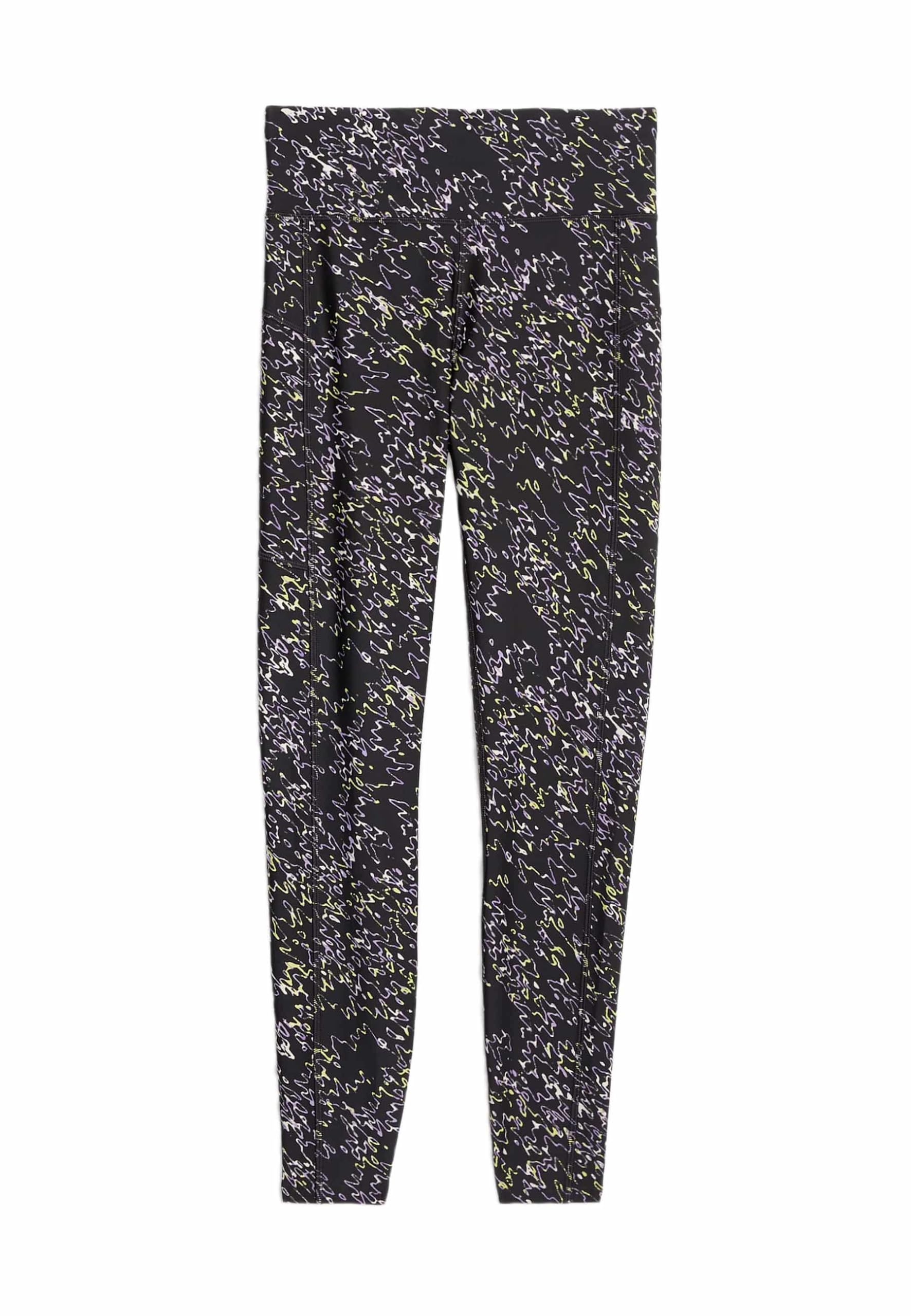 Marks & Spencer Leggings Deportivos Go Move de Tiro Alto Estampados para Mujer, Ajuste Normal, Control de Abdomen, Cintura con Cordón