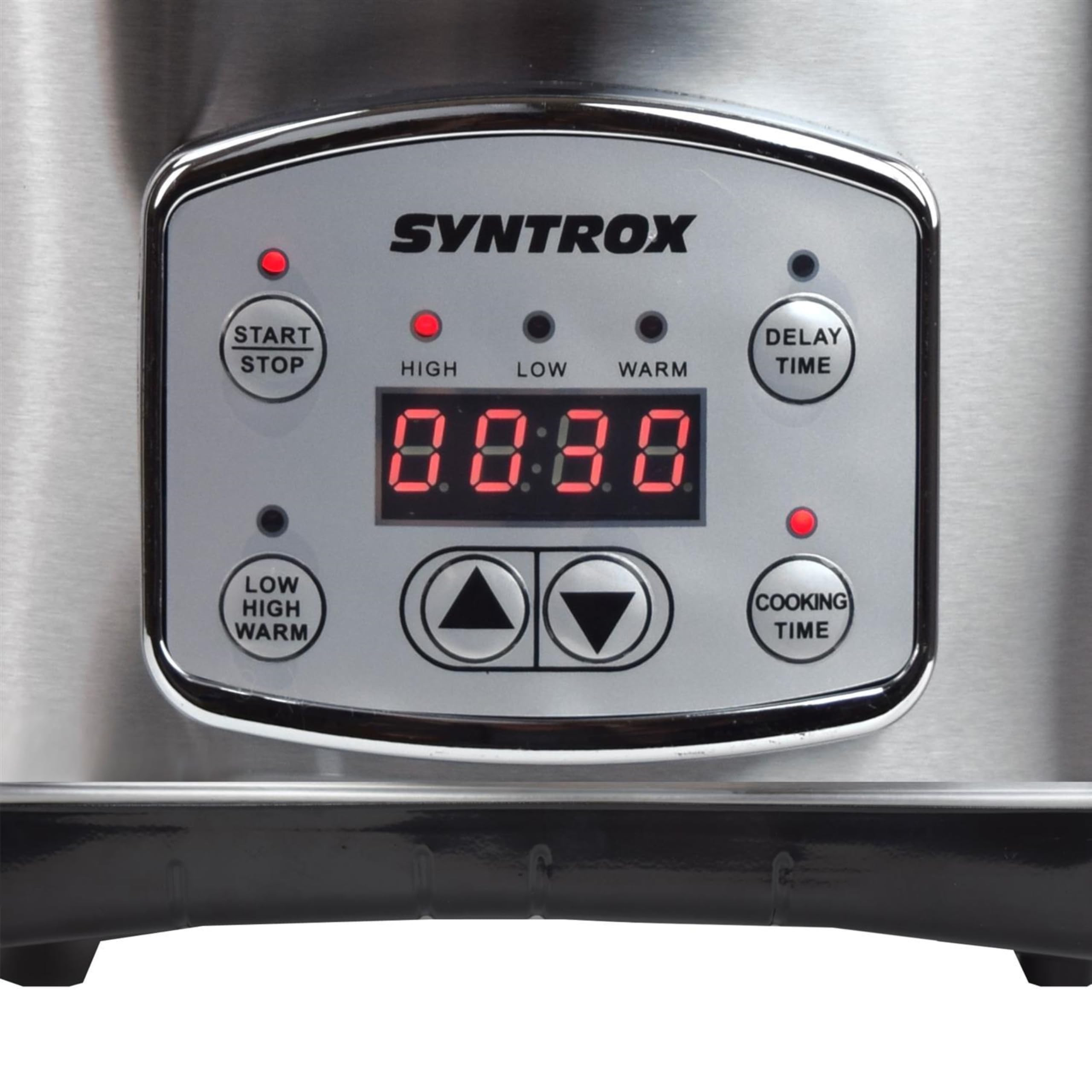 Syntrox Germany 7,5 l Slow Cooker | Schmortopf | Schongarer | Multikocher Lotel, Warmhaltefunktion, Spülmaschinenfest, Mikrowellengeeignet, Rutschfeste Standfüße