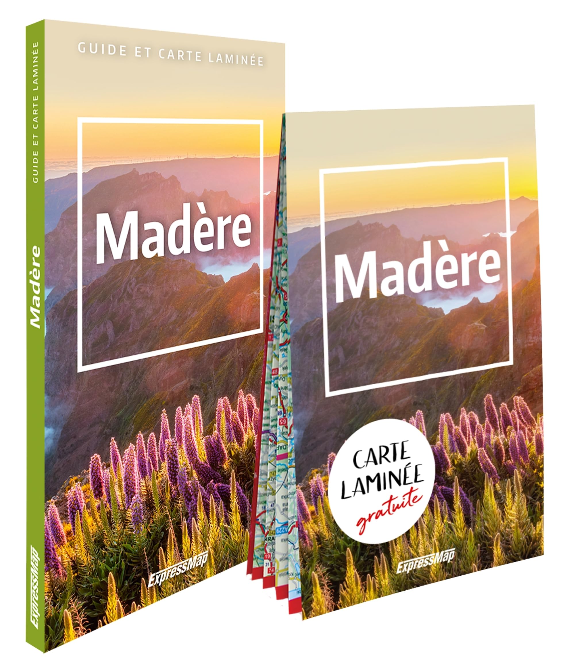 Madère (guide et carte laminée): Avec une carte laminée 1/52 000